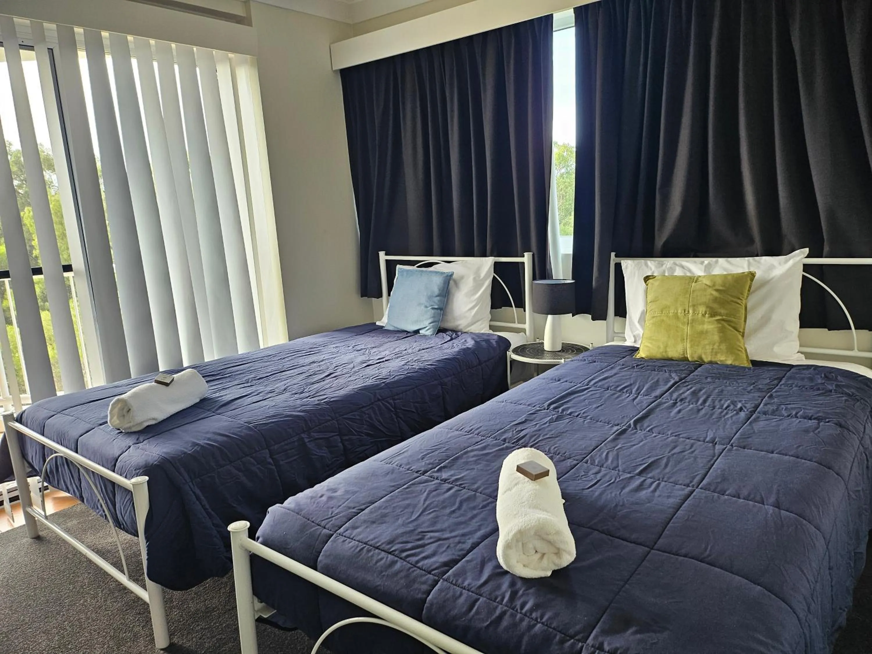 Bed in Fairways Golf & Beach Retreat Bribie Island