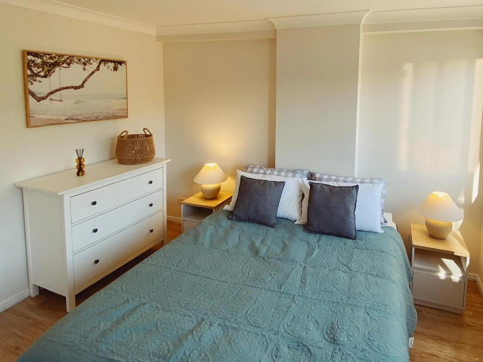 Bed in Fairways Golf & Beach Retreat Bribie Island