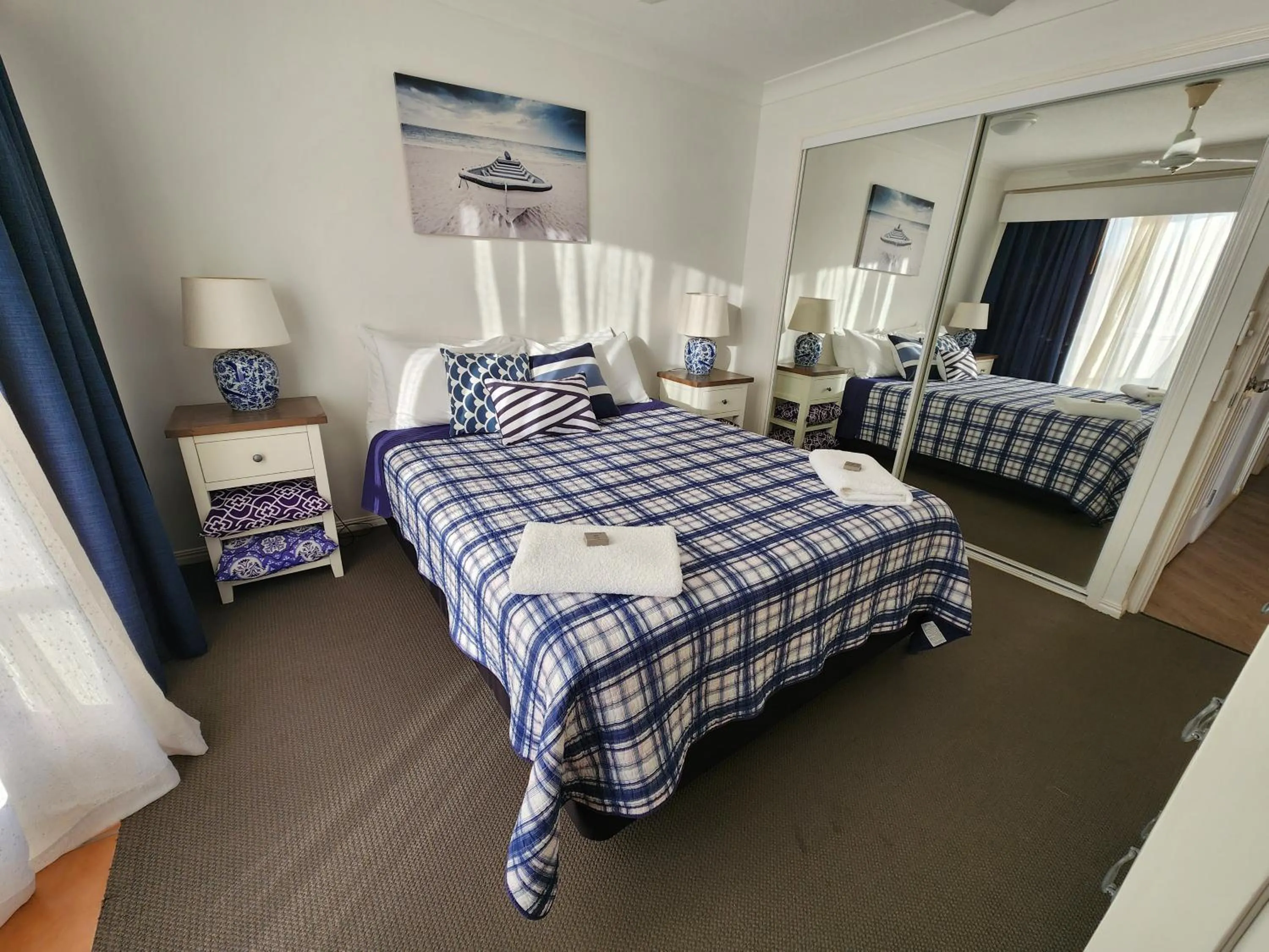 Bed in Fairways Golf & Beach Retreat Bribie Island