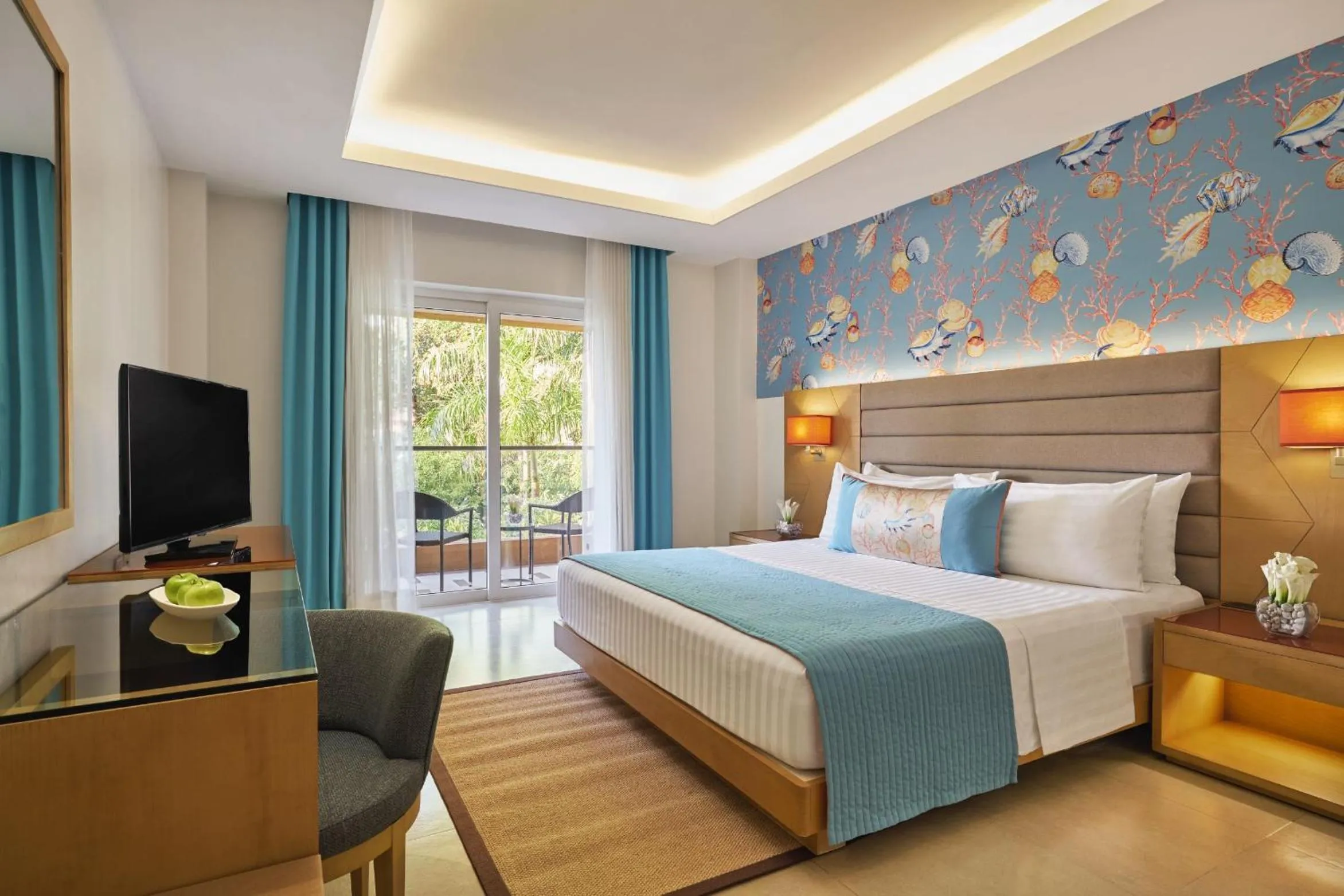 Bed in Movenpick Resort & Spa Boracay