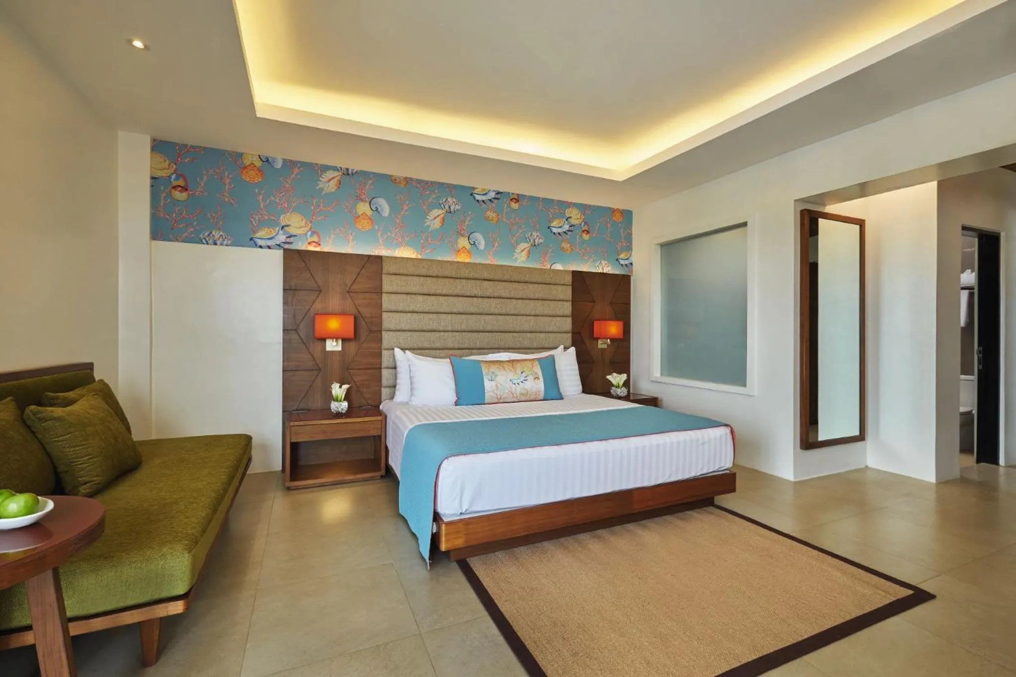Decorative detail, Bed in Movenpick Resort & Spa Boracay