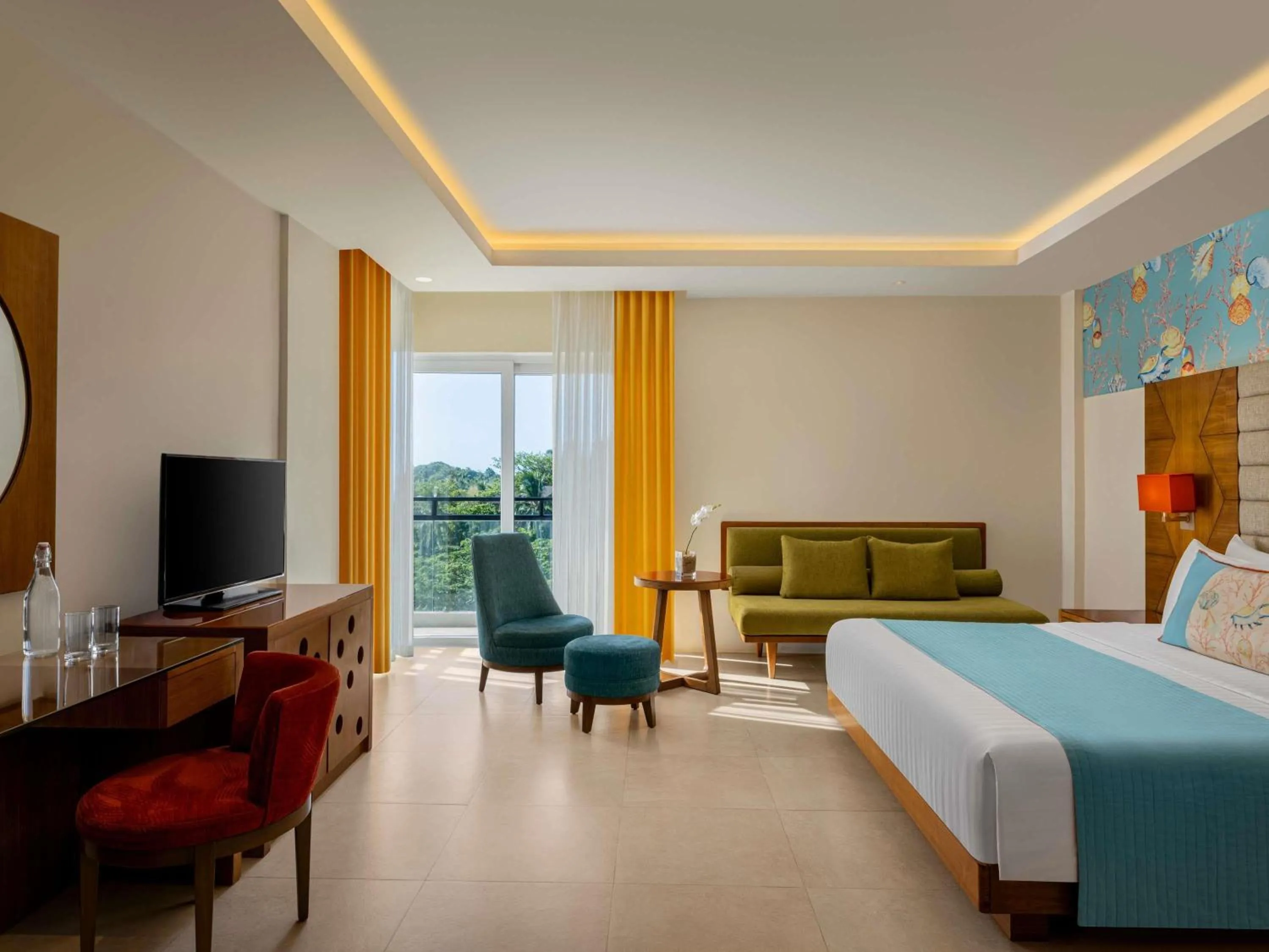 Bedroom, Bed in Movenpick Resort & Spa Boracay