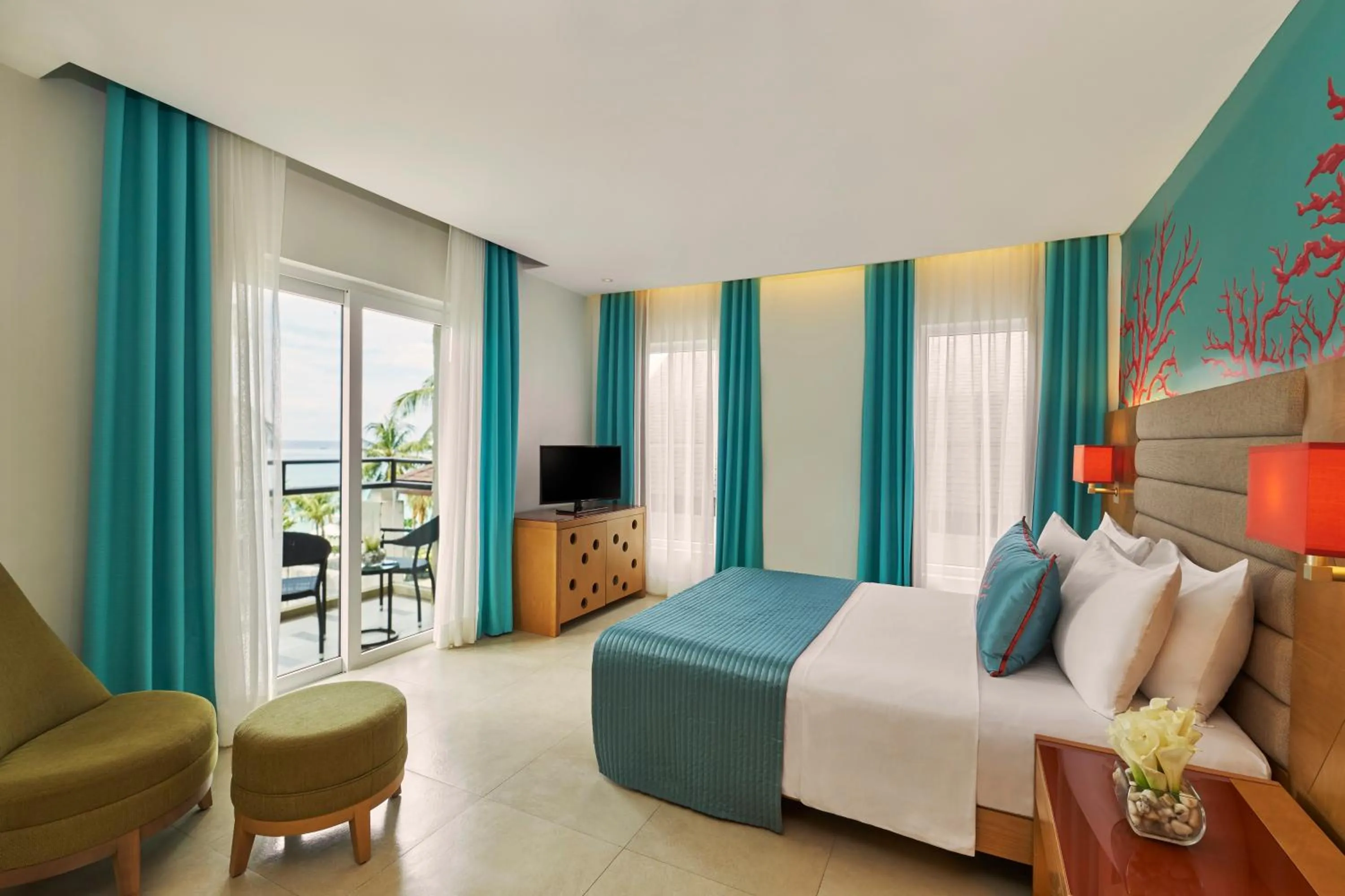 Bedroom, Bed in Movenpick Resort & Spa Boracay