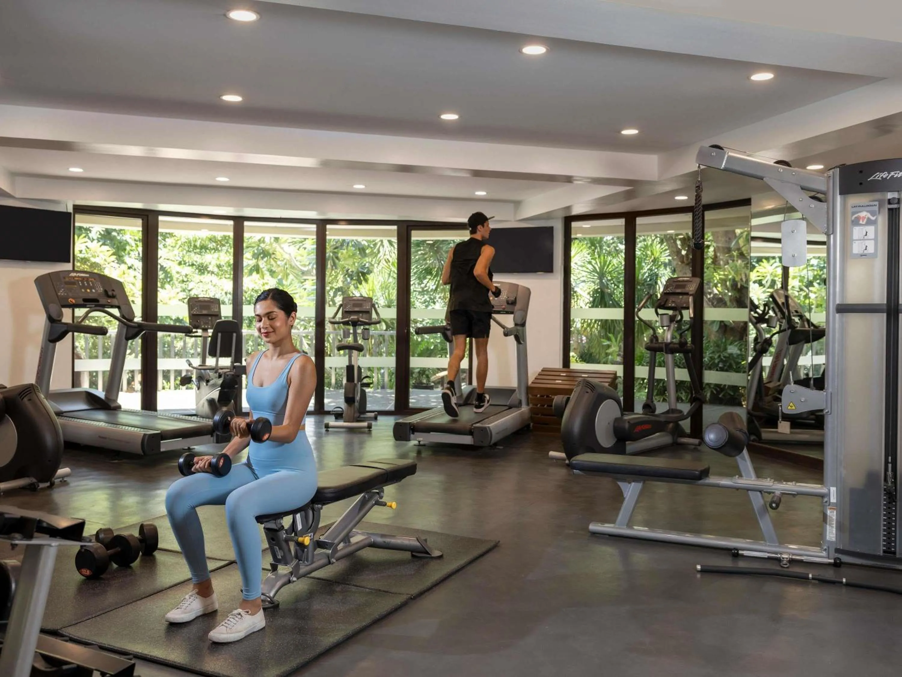 Fitness centre/facilities in Movenpick Resort & Spa Boracay