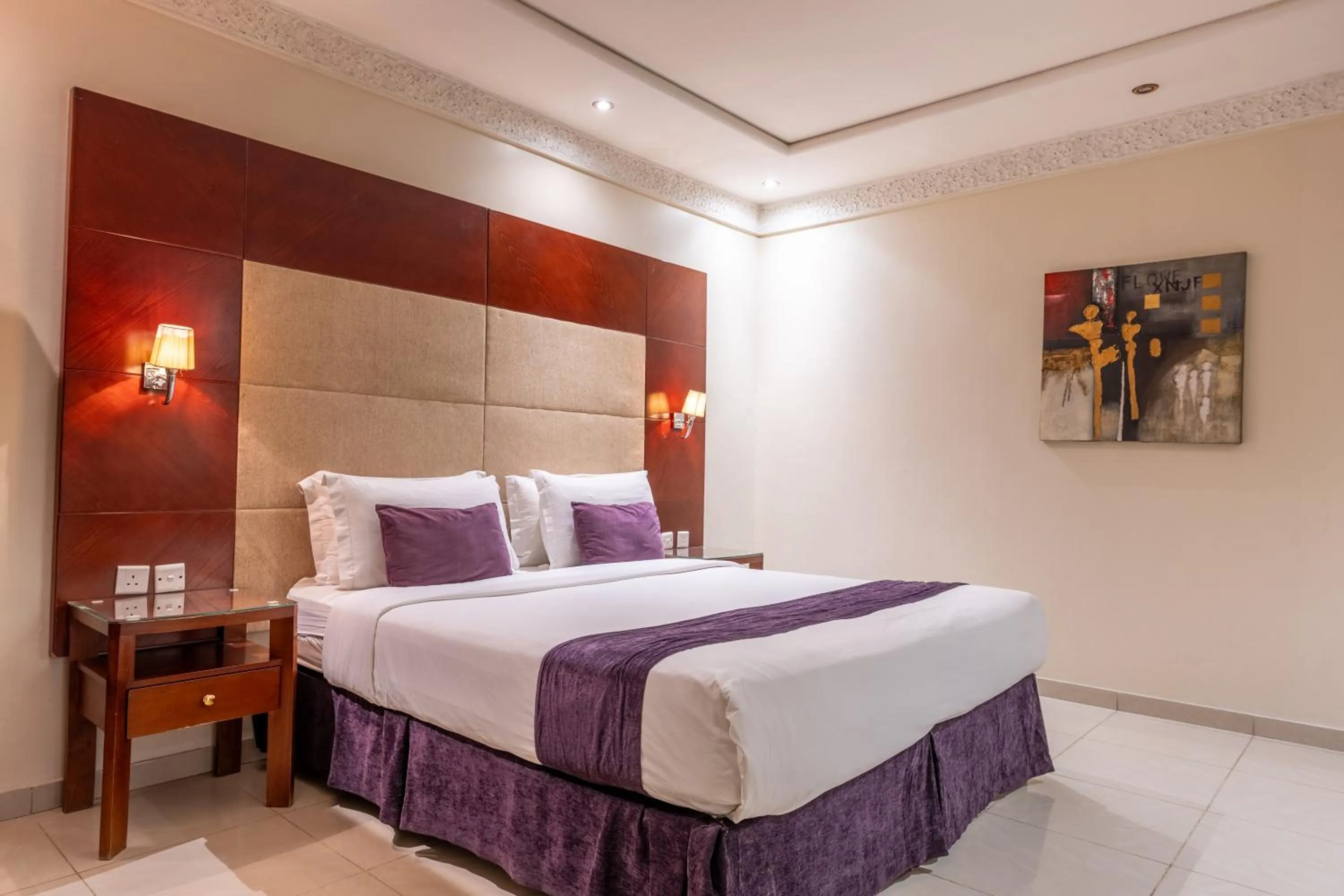 Bed in Dar NEYAARA SERVICED APARTMENTS