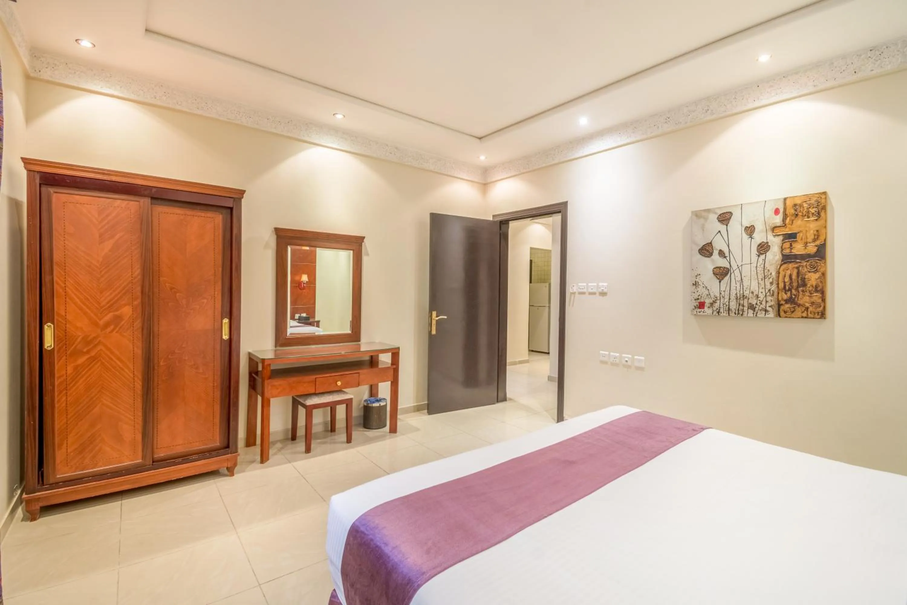 Bed in Dar NEYAARA SERVICED APARTMENTS