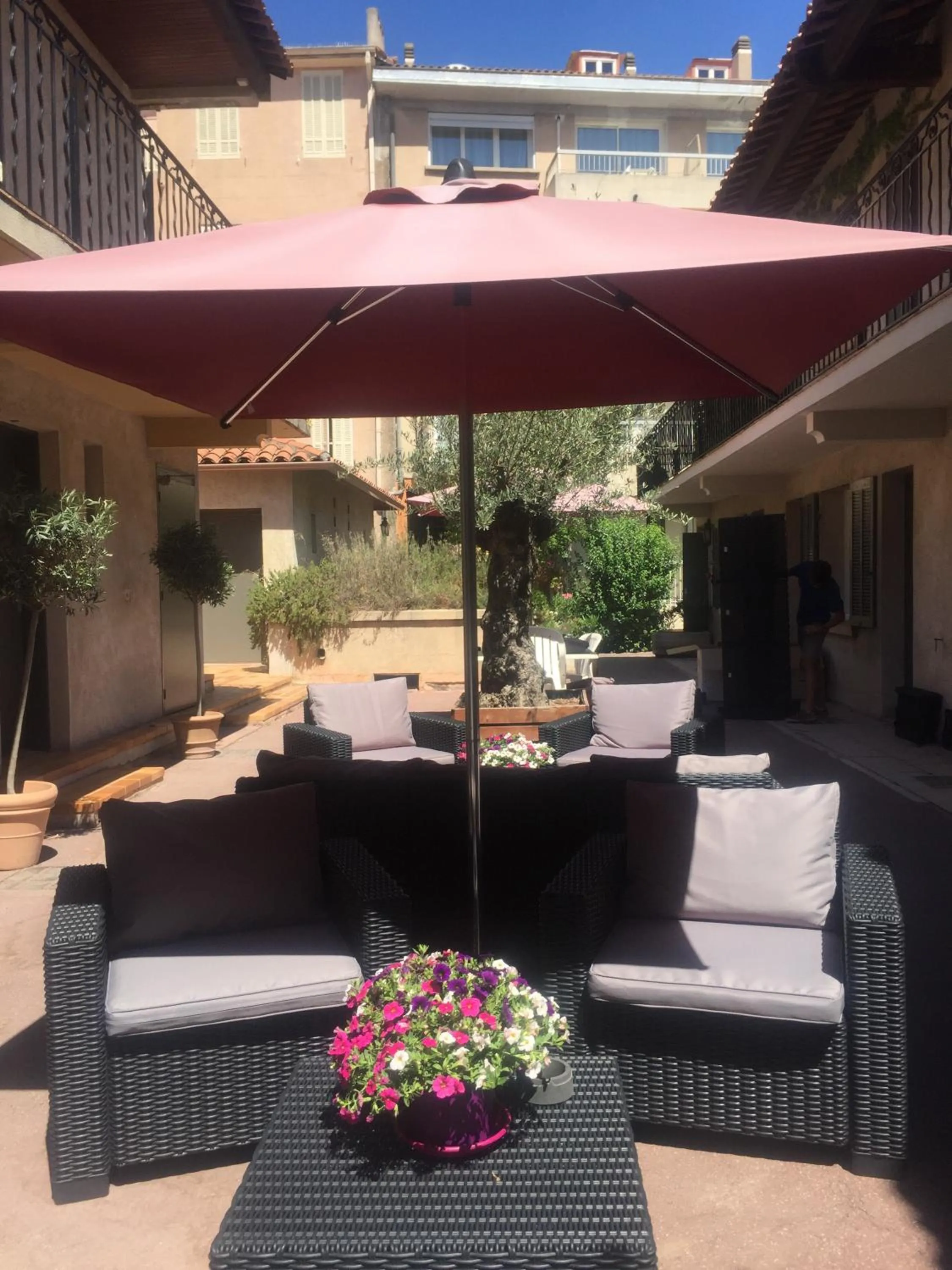 Patio in Le Concorde