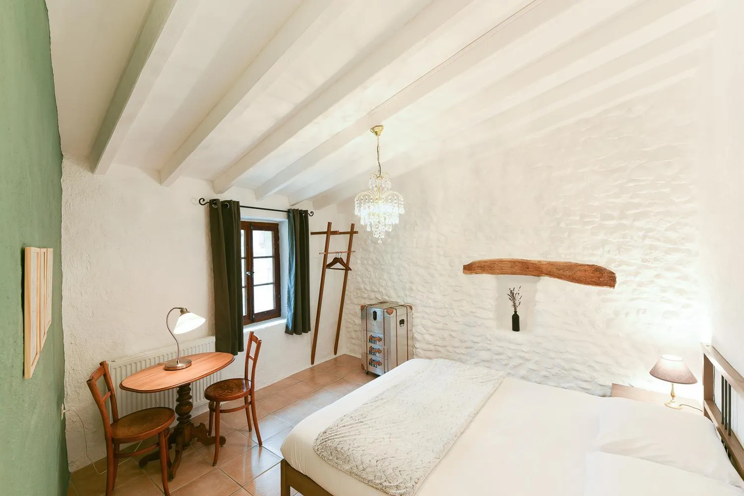 Bedroom in Auberge La Plaine