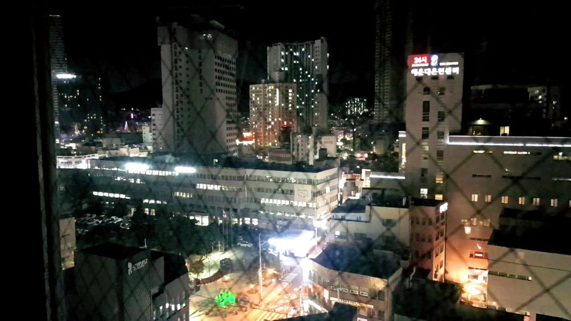 City view in Busan Popcorn Hostel