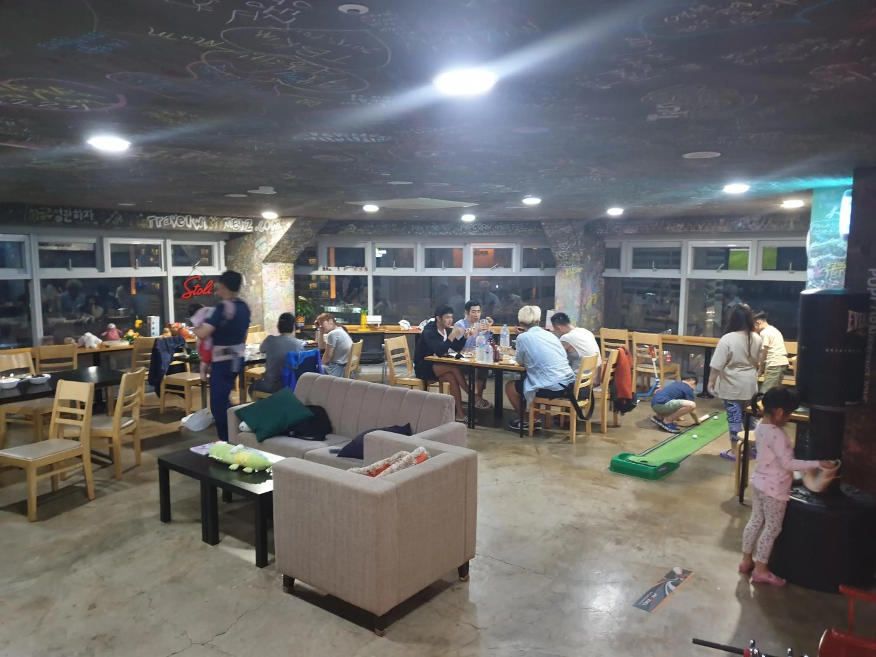 People in Busan Popcorn Hostel