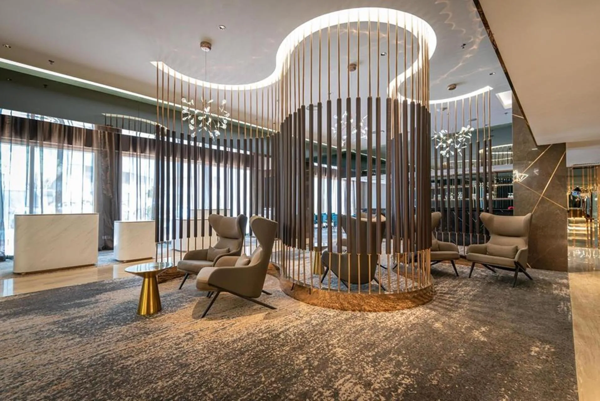 Lobby or reception in Ames Hotel