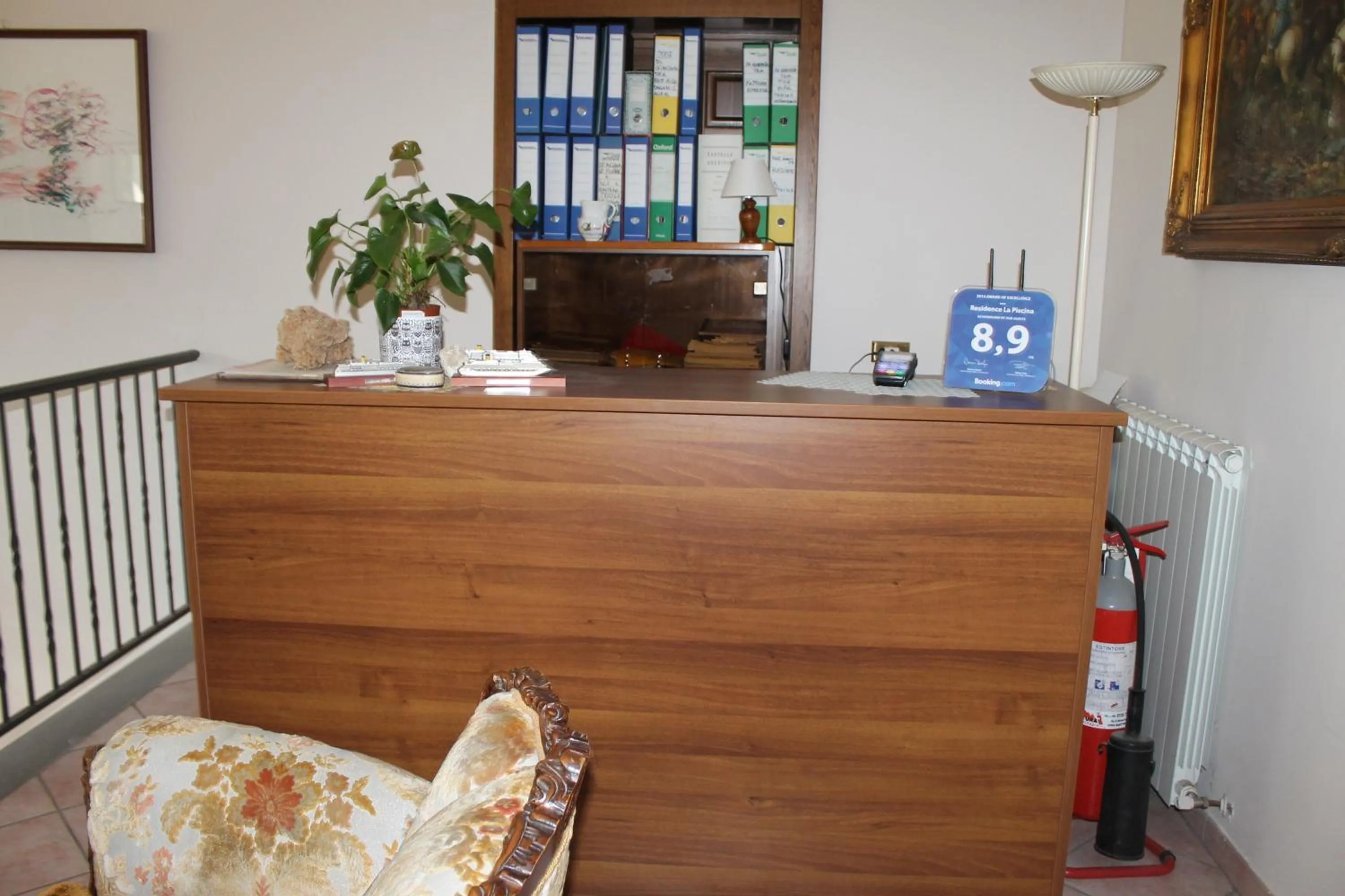 Lobby or reception in Residence La Piscina