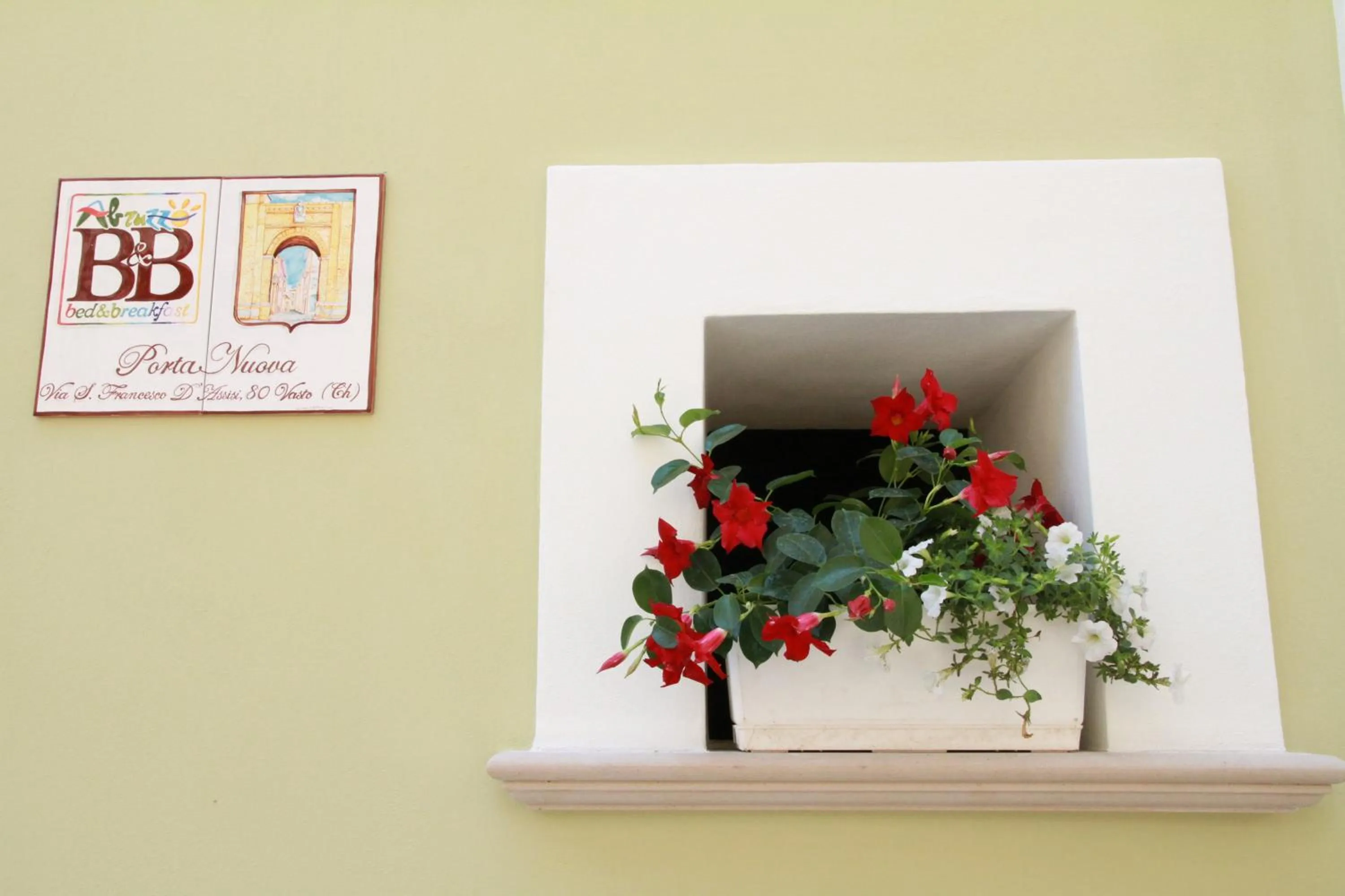 Decorative detail in B&B Portanuova