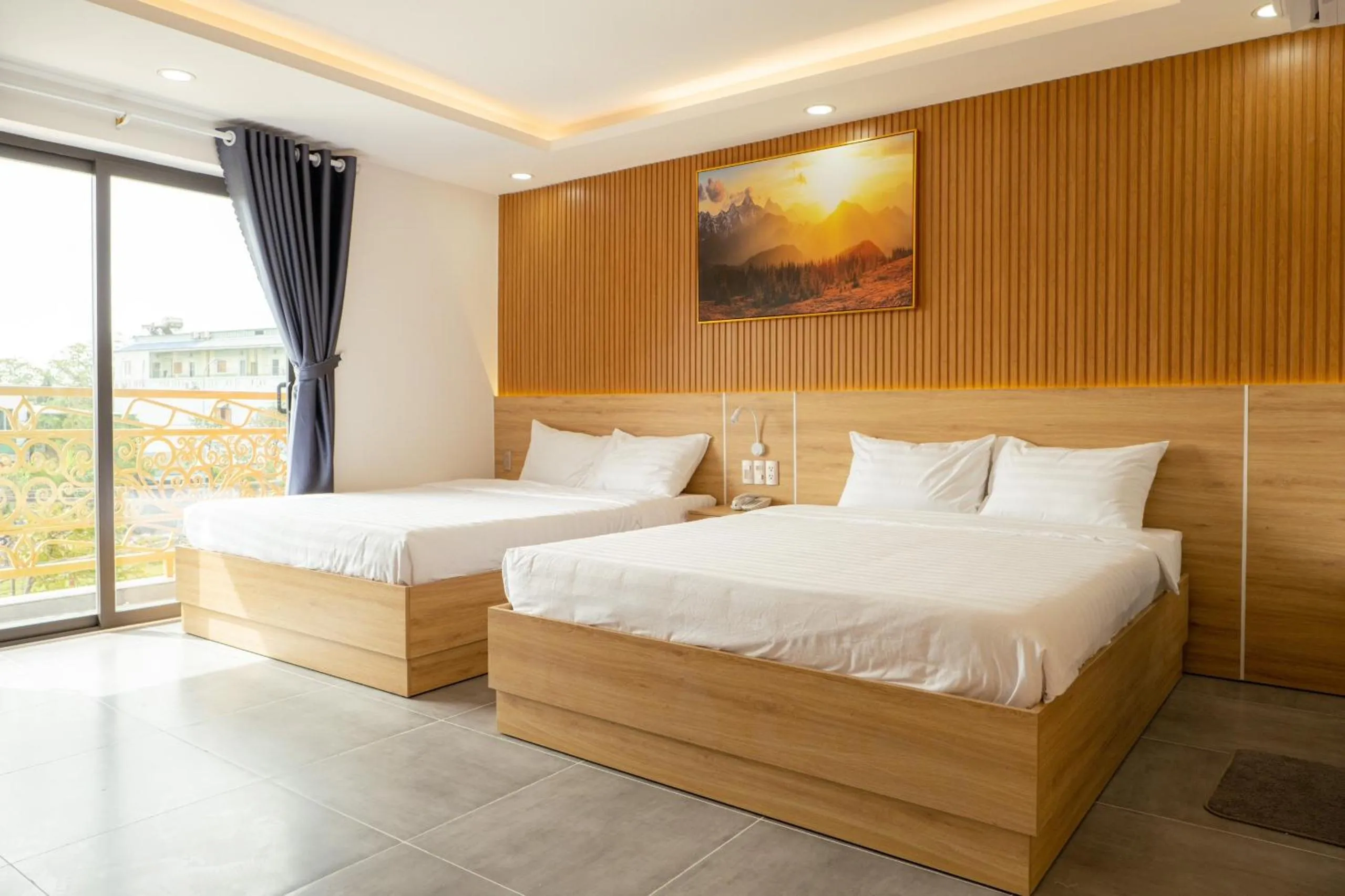 Bed in Ngọc Anh Hotel