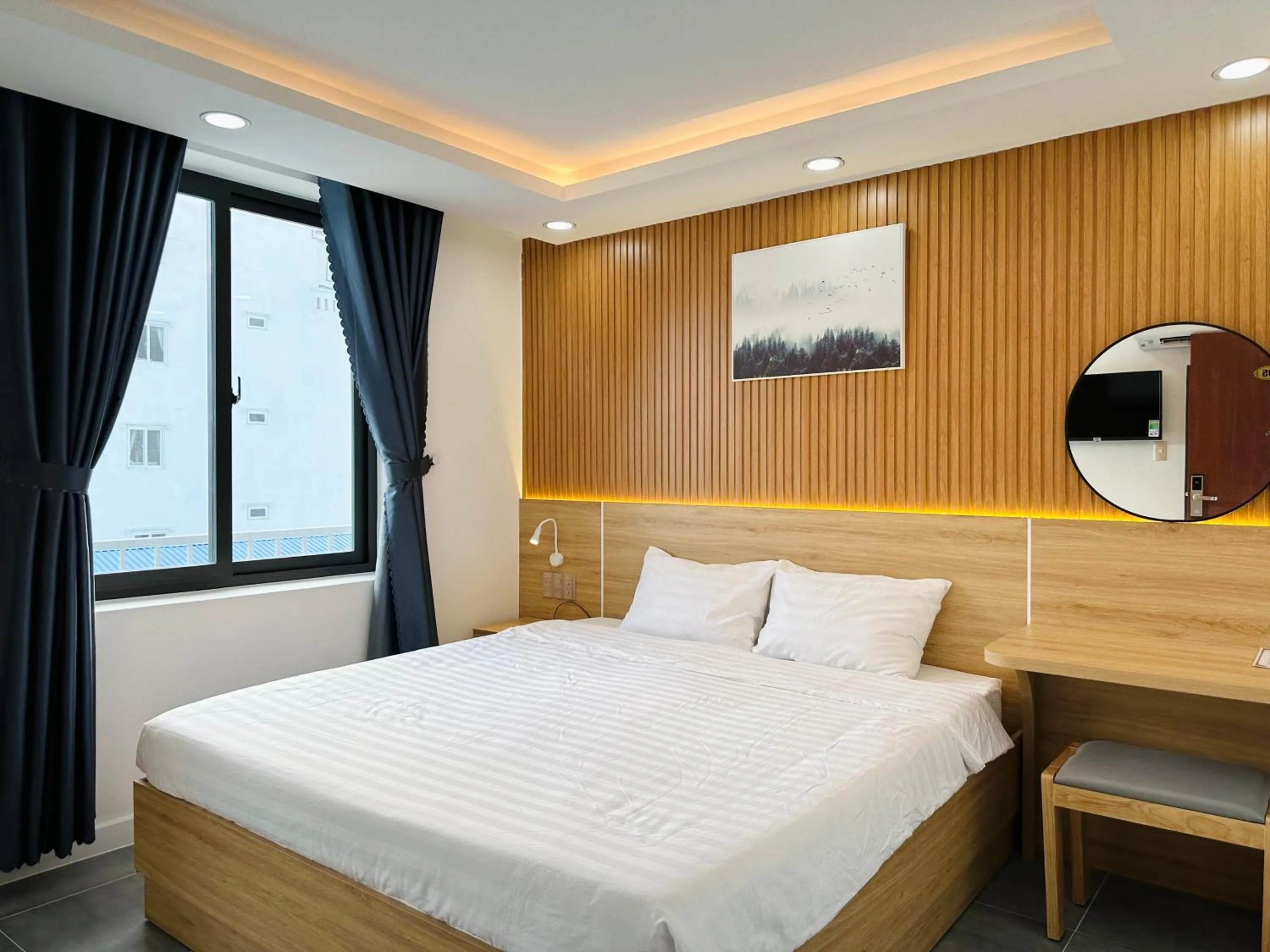 Bed in Ngọc Anh Hotel