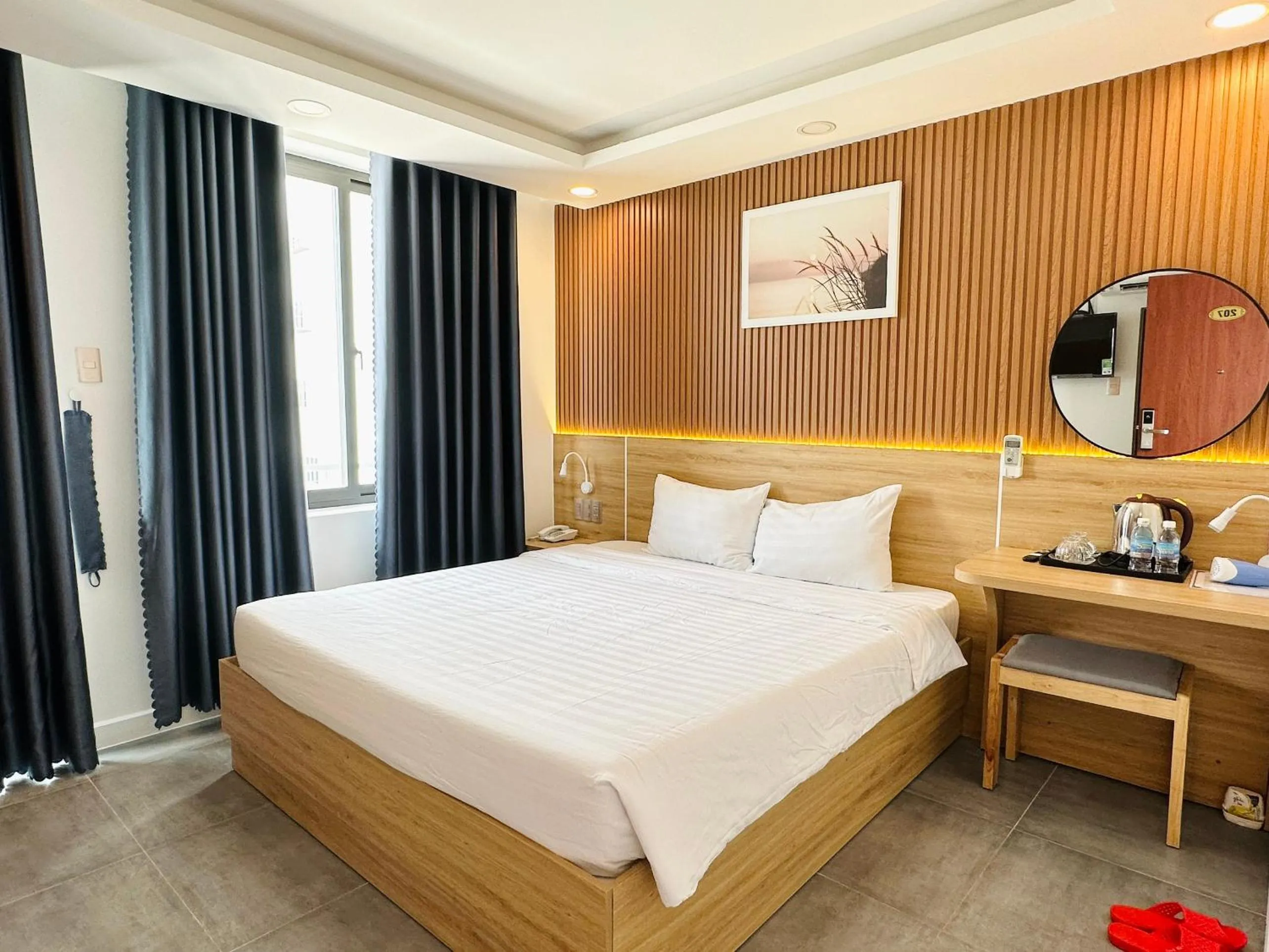 Bed in Ngọc Anh Hotel