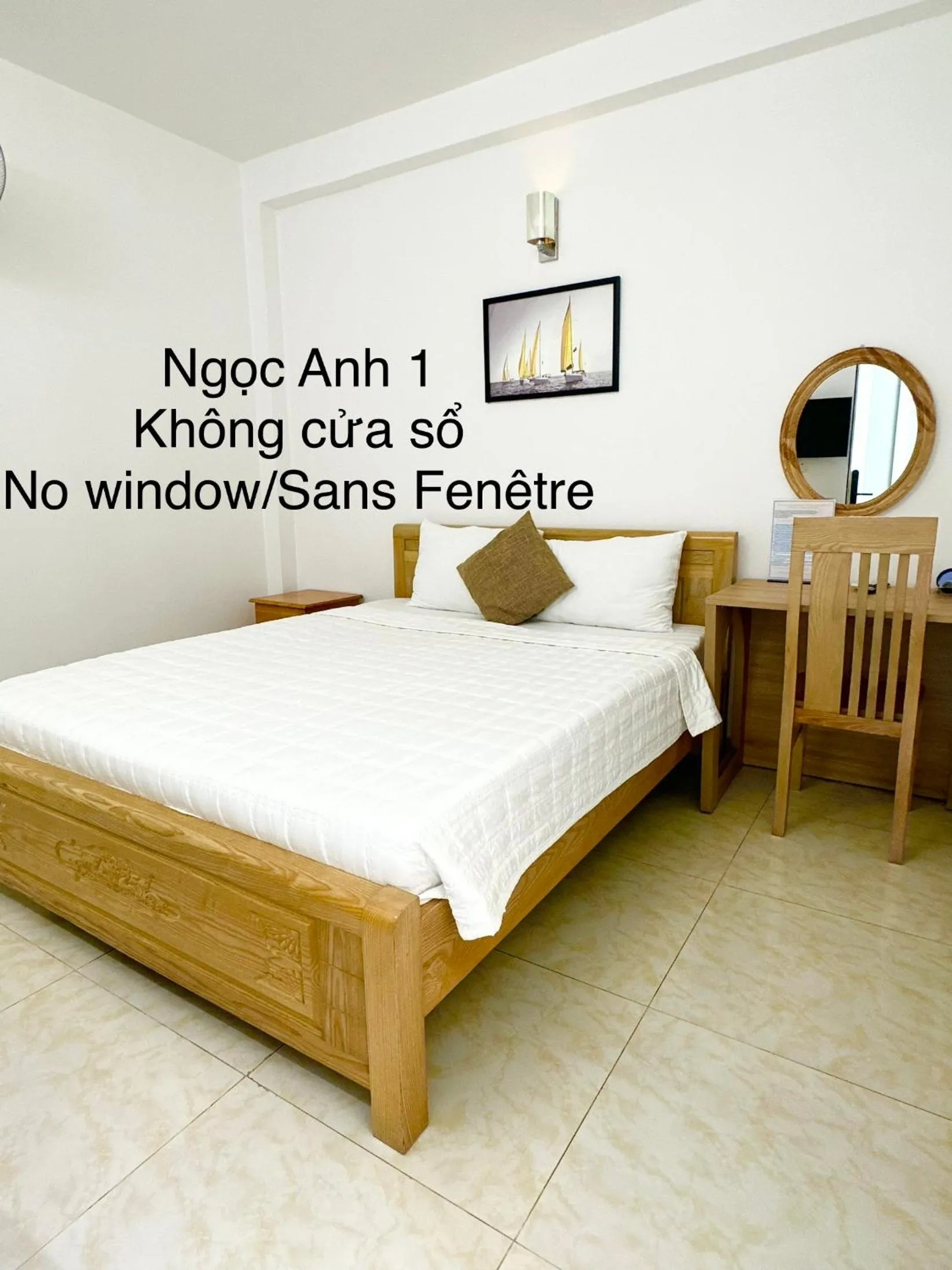 Bed in Ngọc Anh Hotel