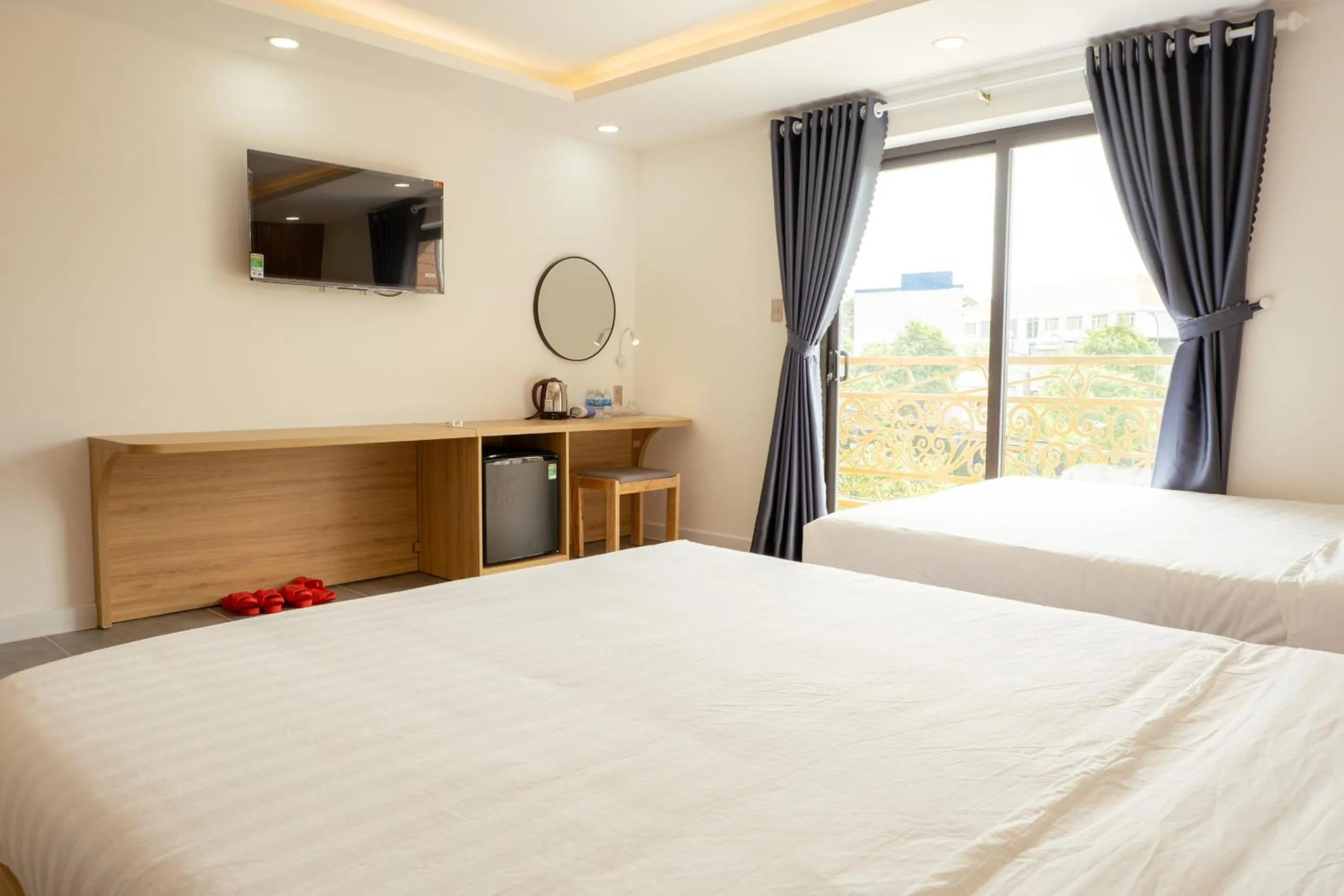 Bed in Ngọc Anh Hotel