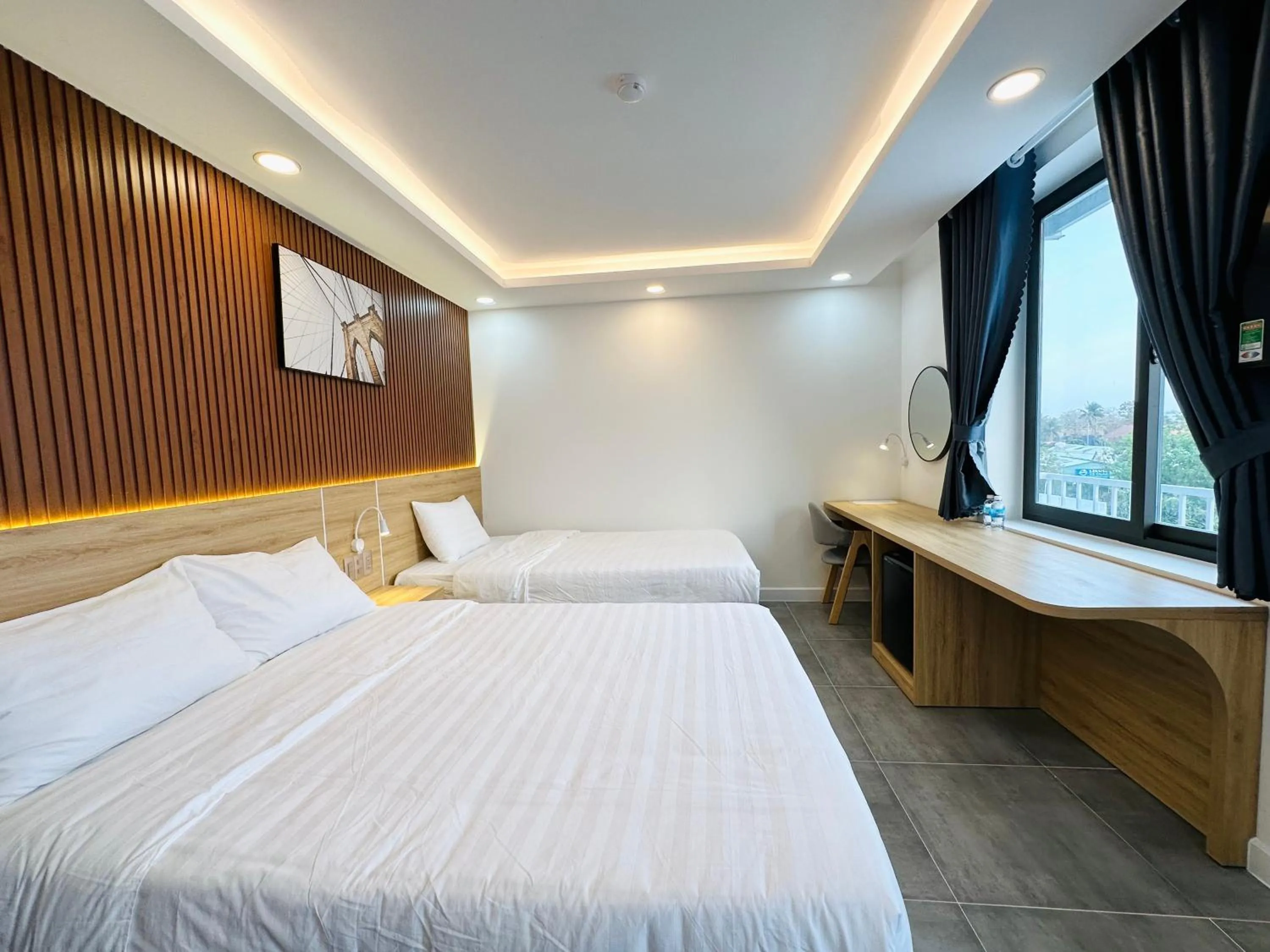 Bed in Ngọc Anh Hotel