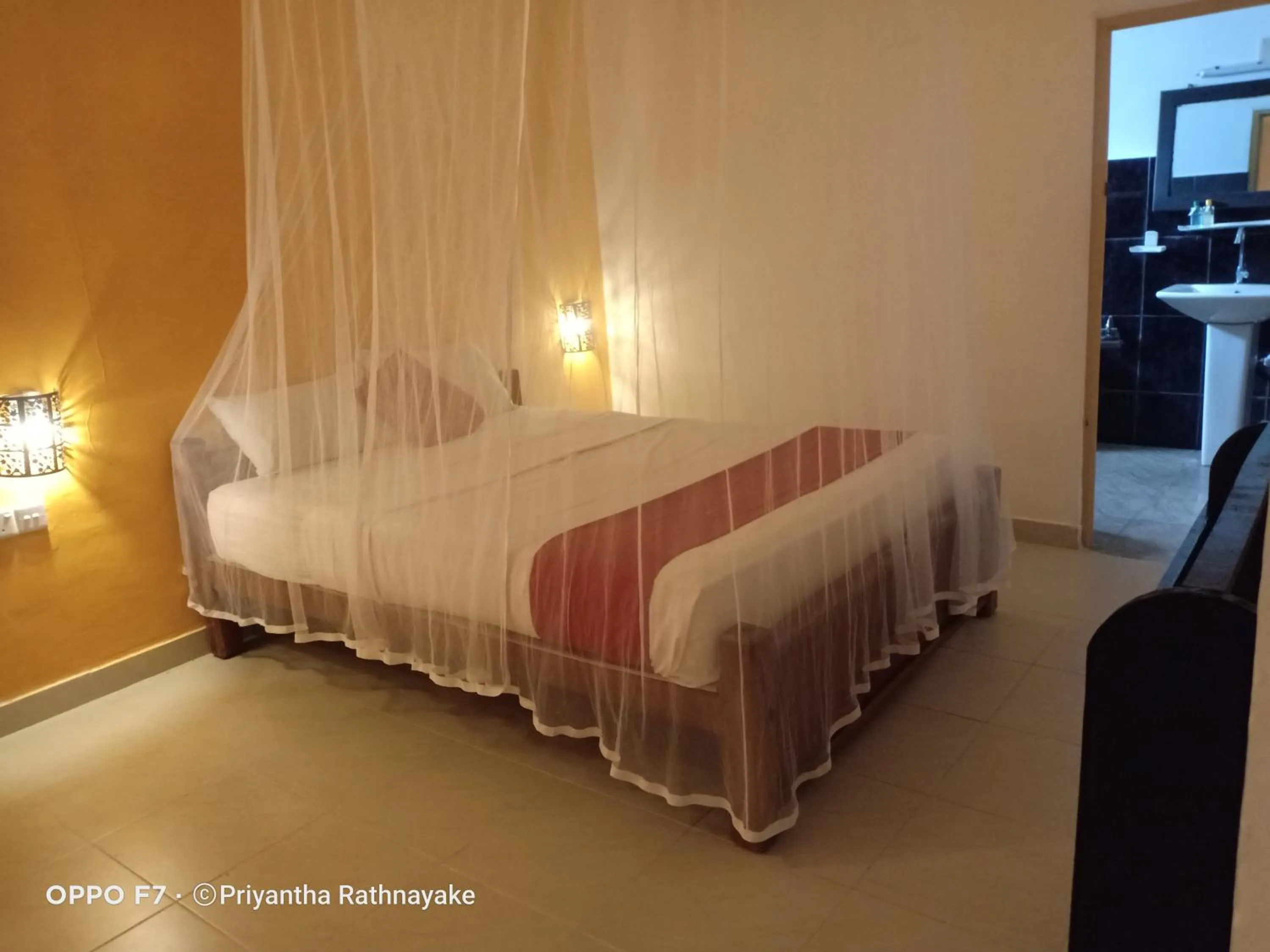 Bed in Ella Forest Paradise Hotel