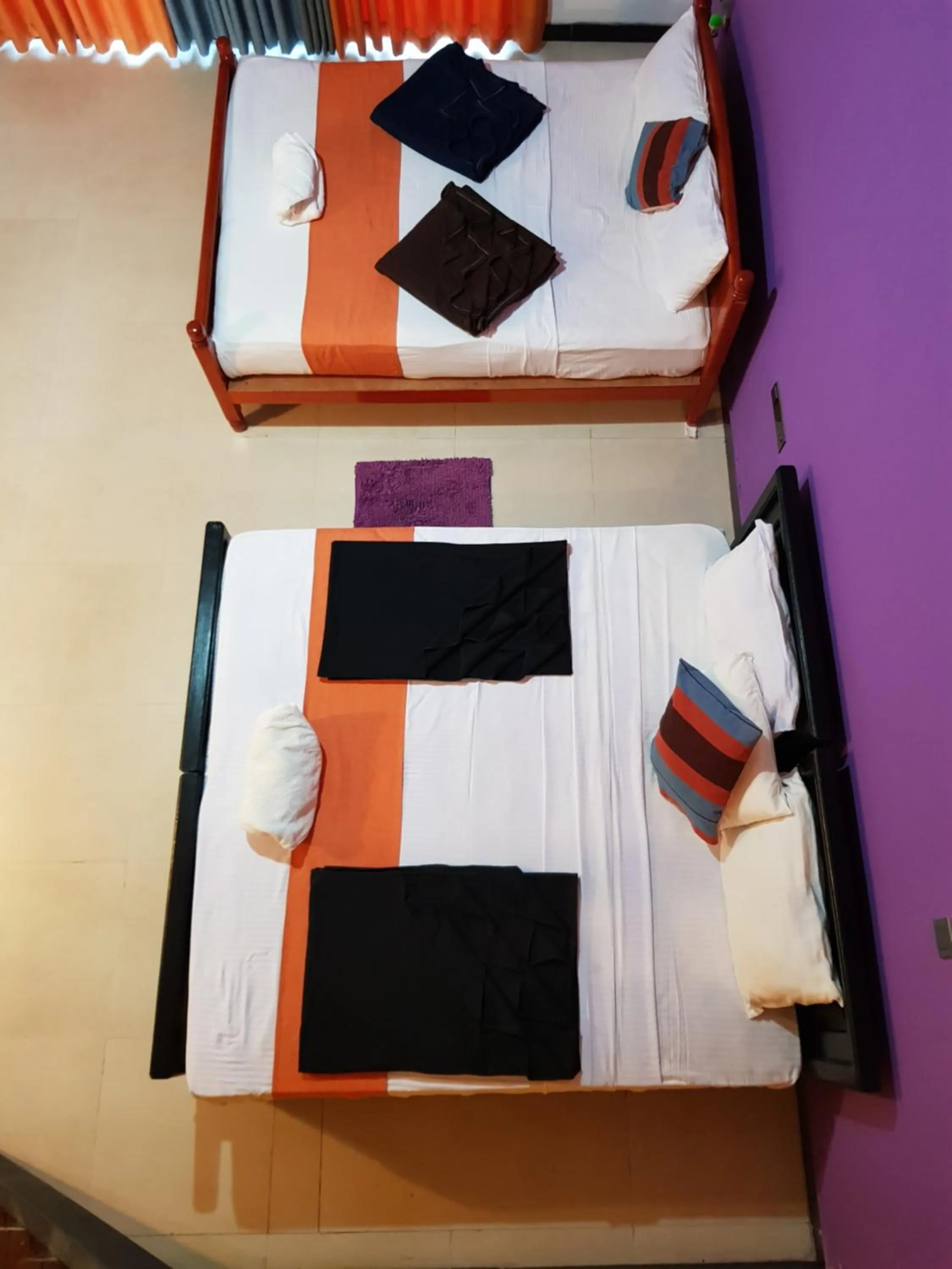 Bed in Ella Forest Paradise Hotel