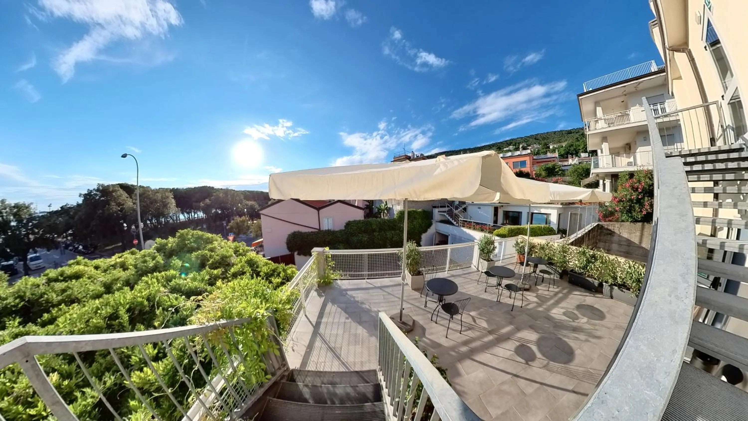 Balcony/Terrace in Hotel Tritone