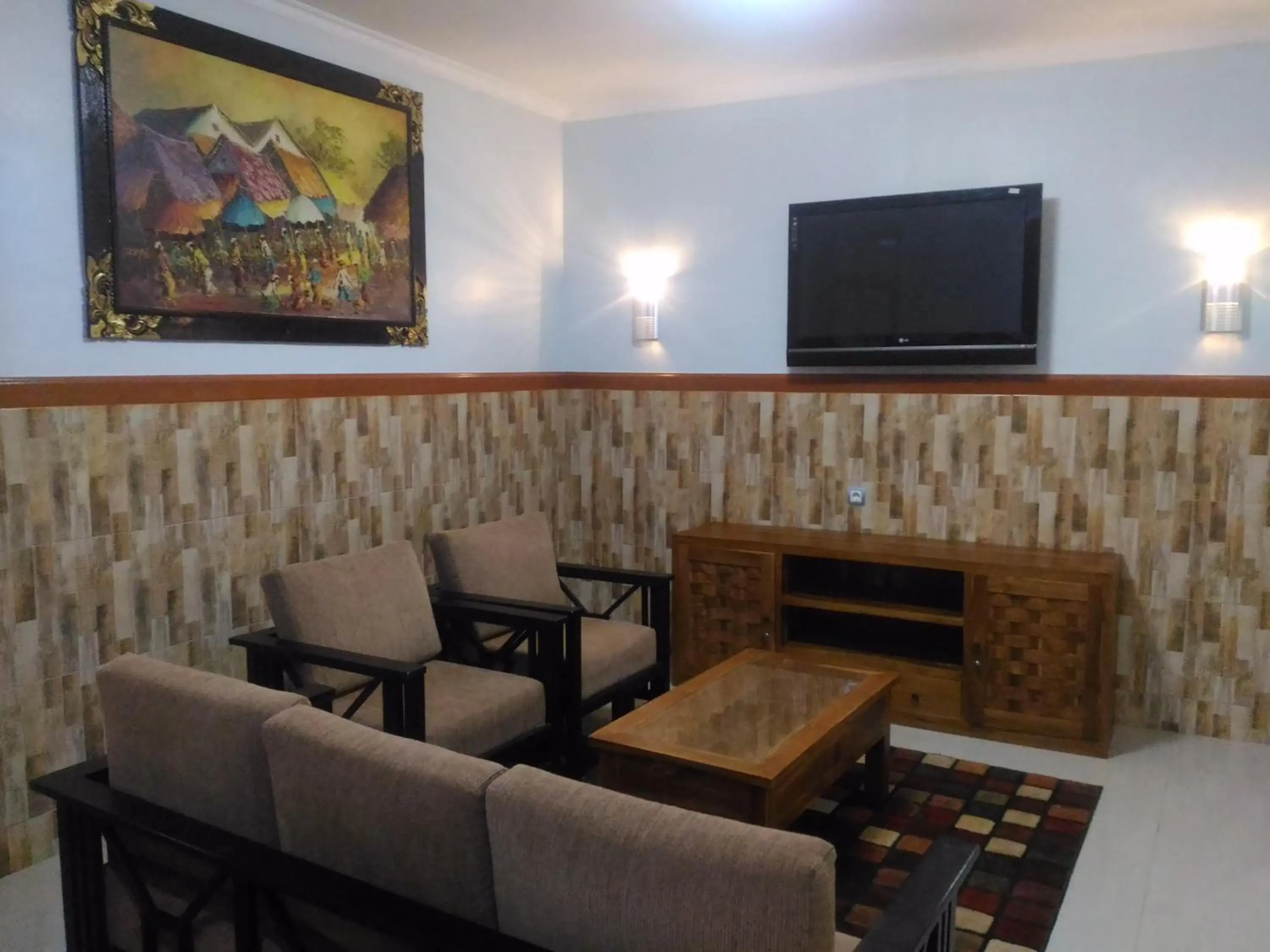 Living room in Hotel Sorga Cottages