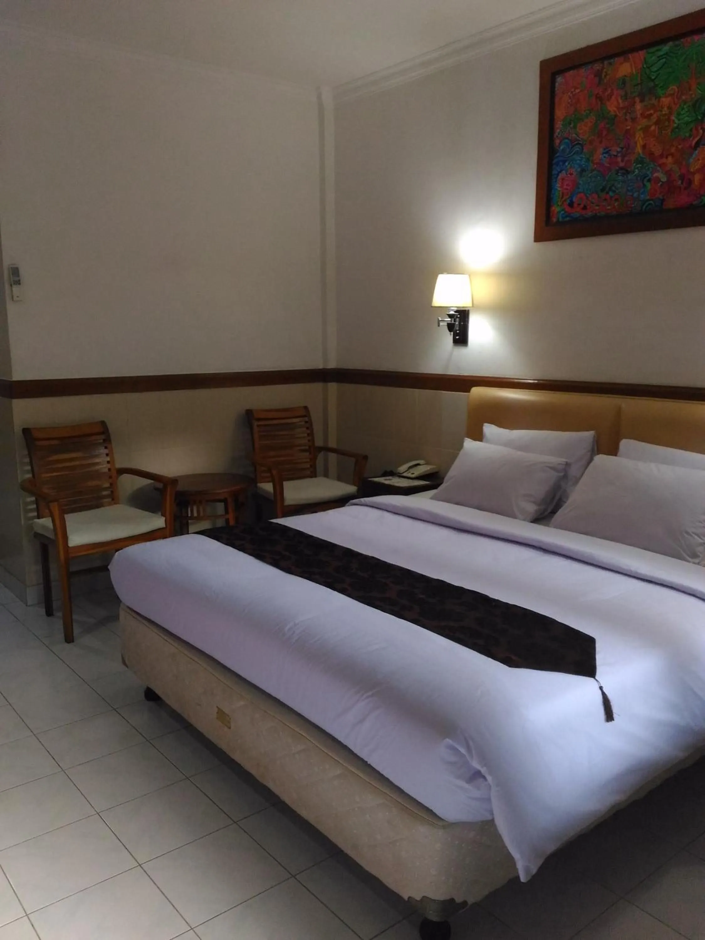 Bed in Hotel Sorga Cottages