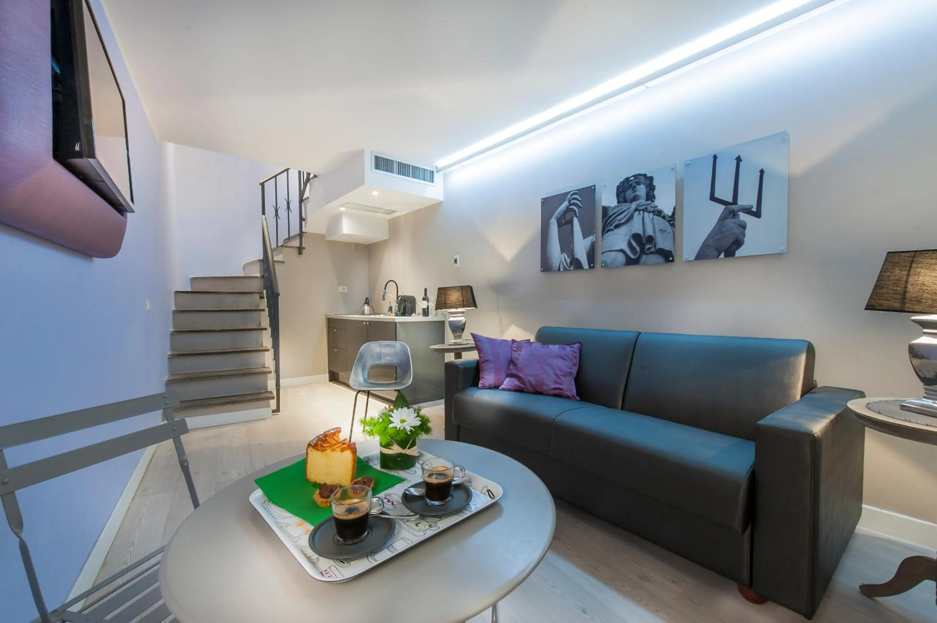 Living room in HiSuiteROME - ApartHotel