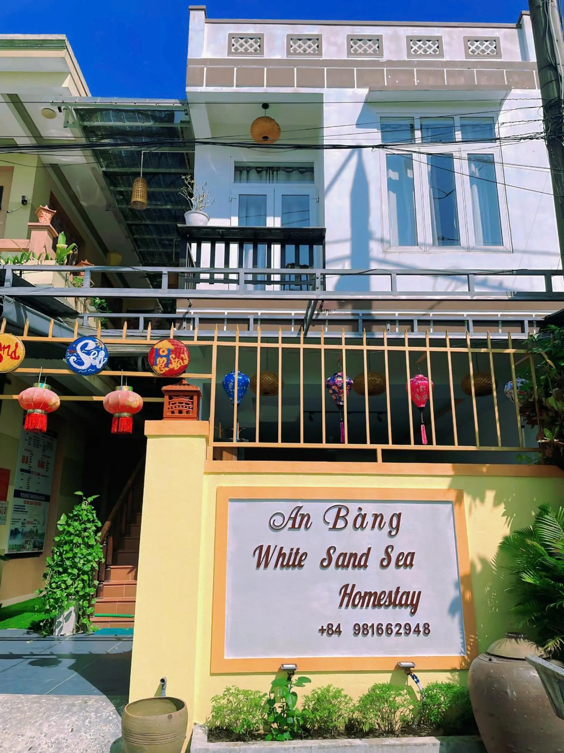 Property building in An Bang beach White Sand Sea Villa