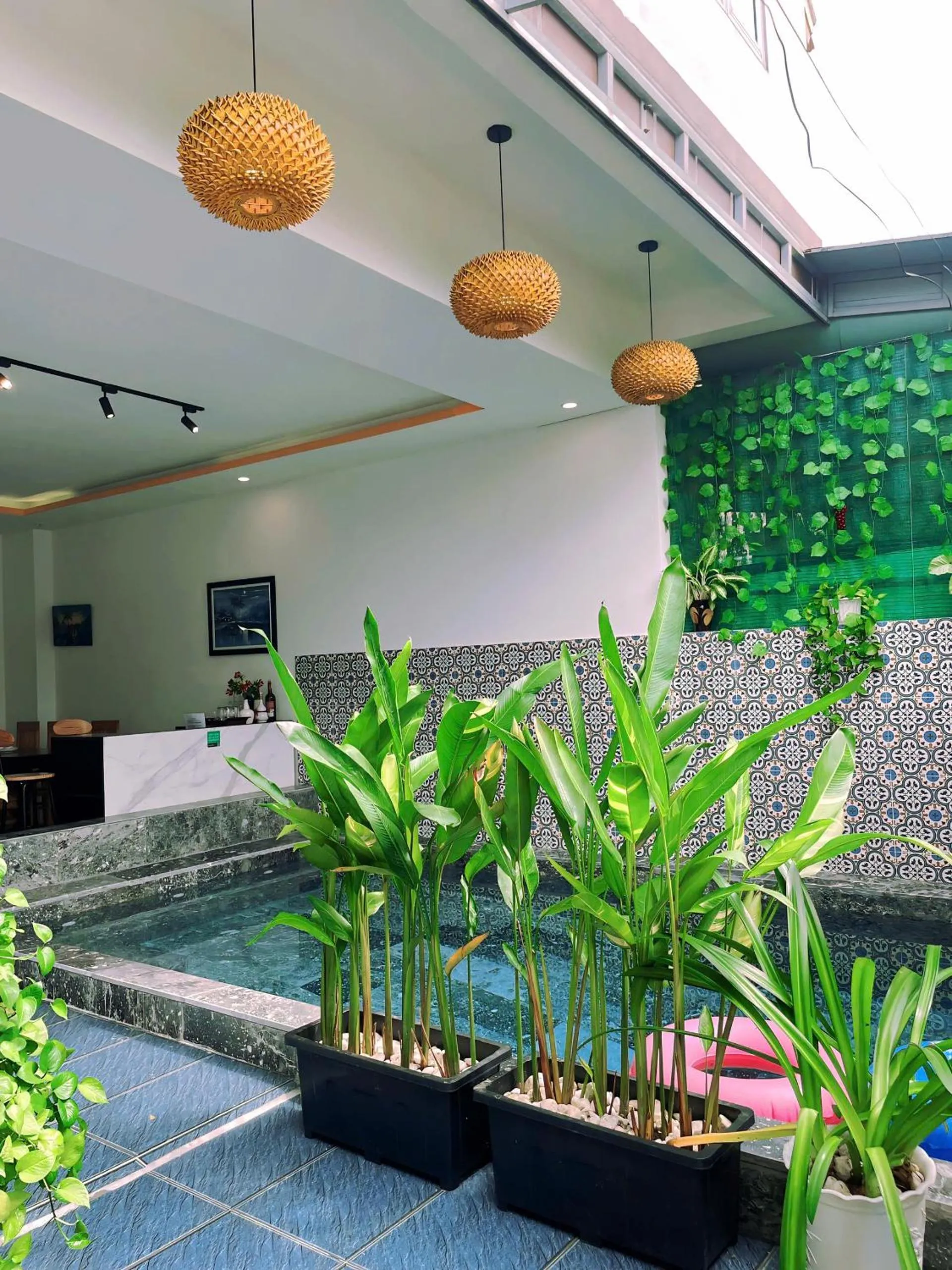 Garden view in An Bang beach White Sand Sea Villa