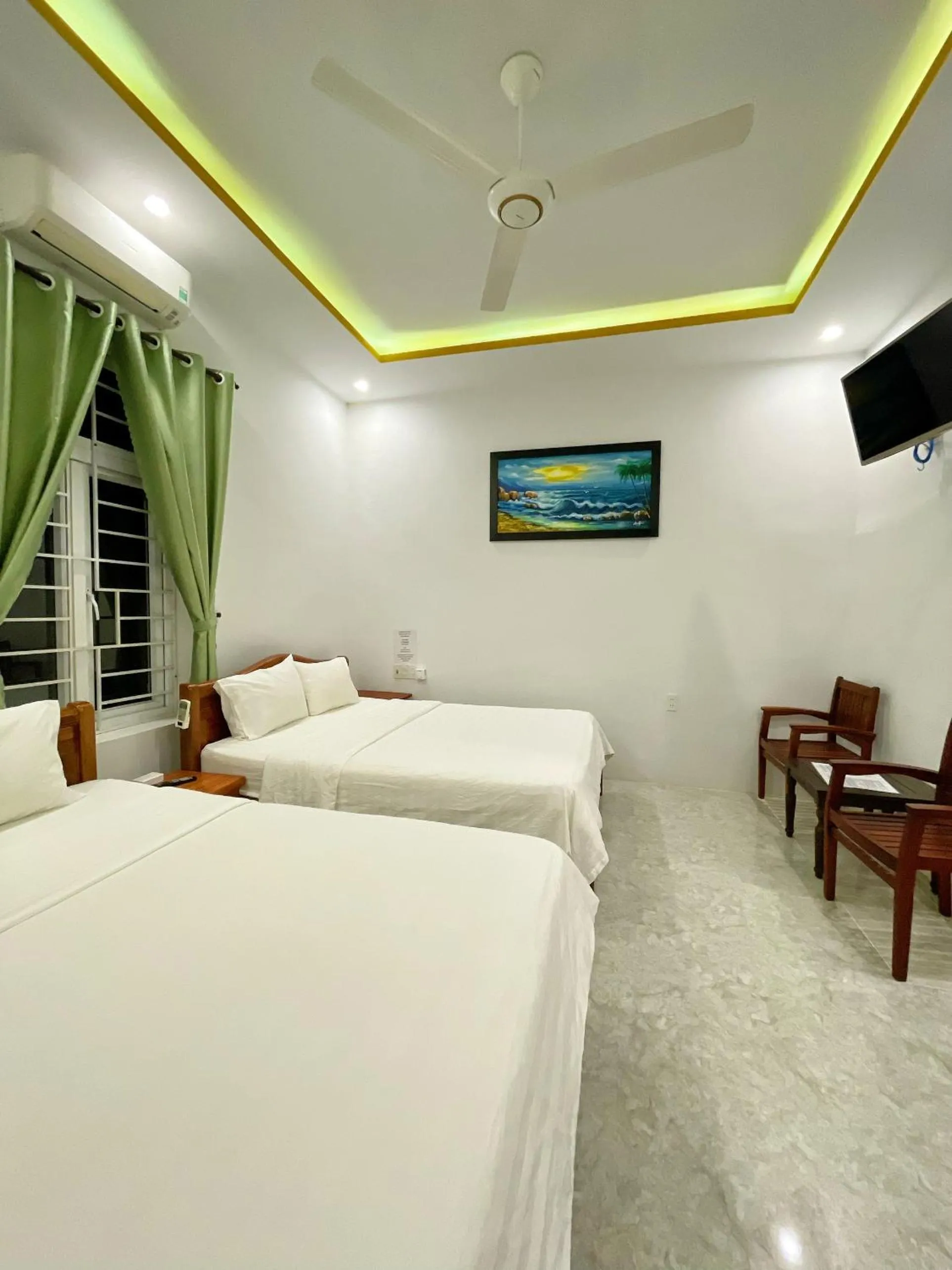 Bedroom, Bed in An Bang beach White Sand Sea Villa