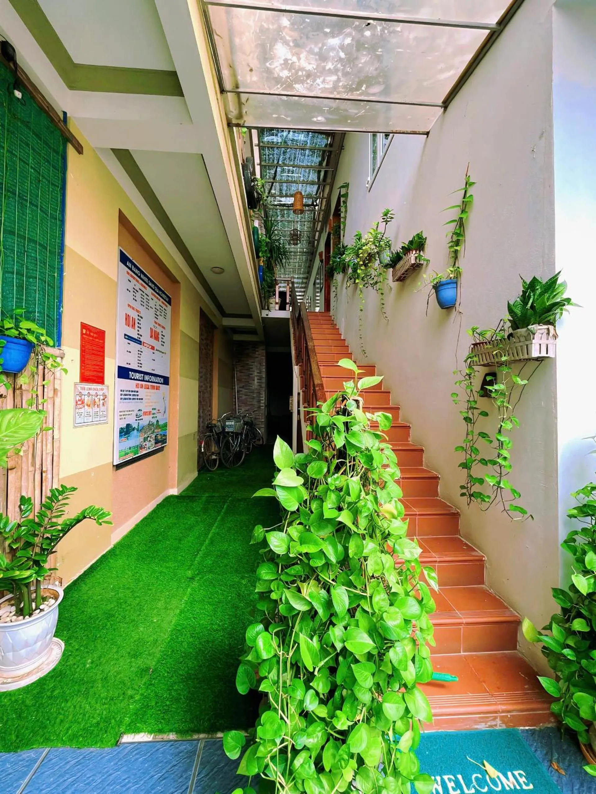 Garden view in An Bang beach White Sand Sea Villa