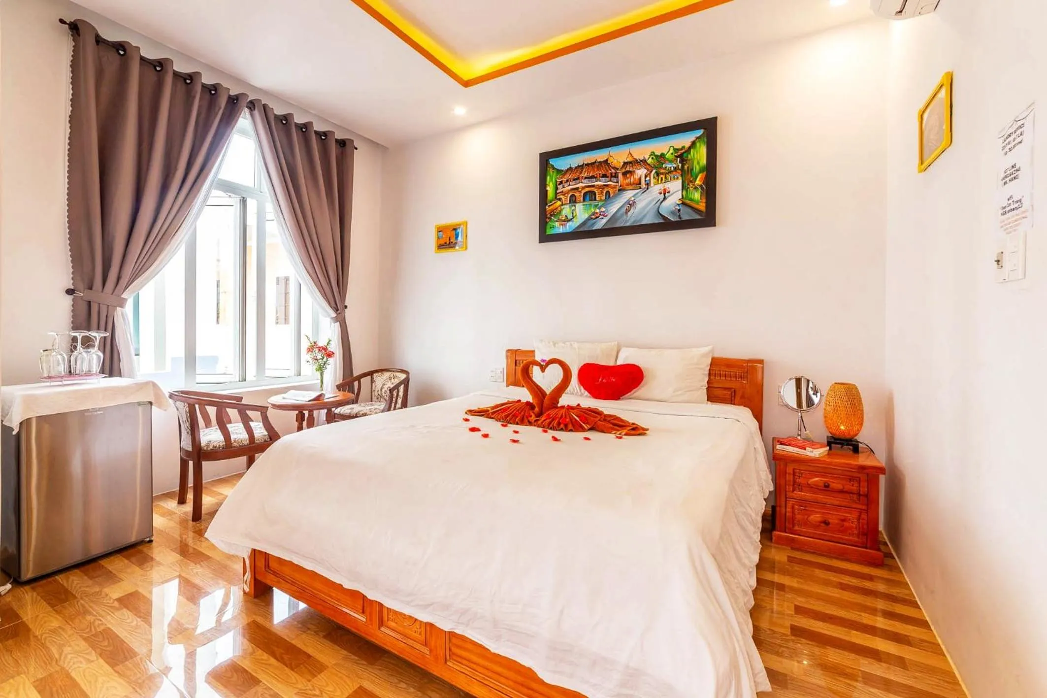 Bed in An Bang beach White Sand Sea Villa