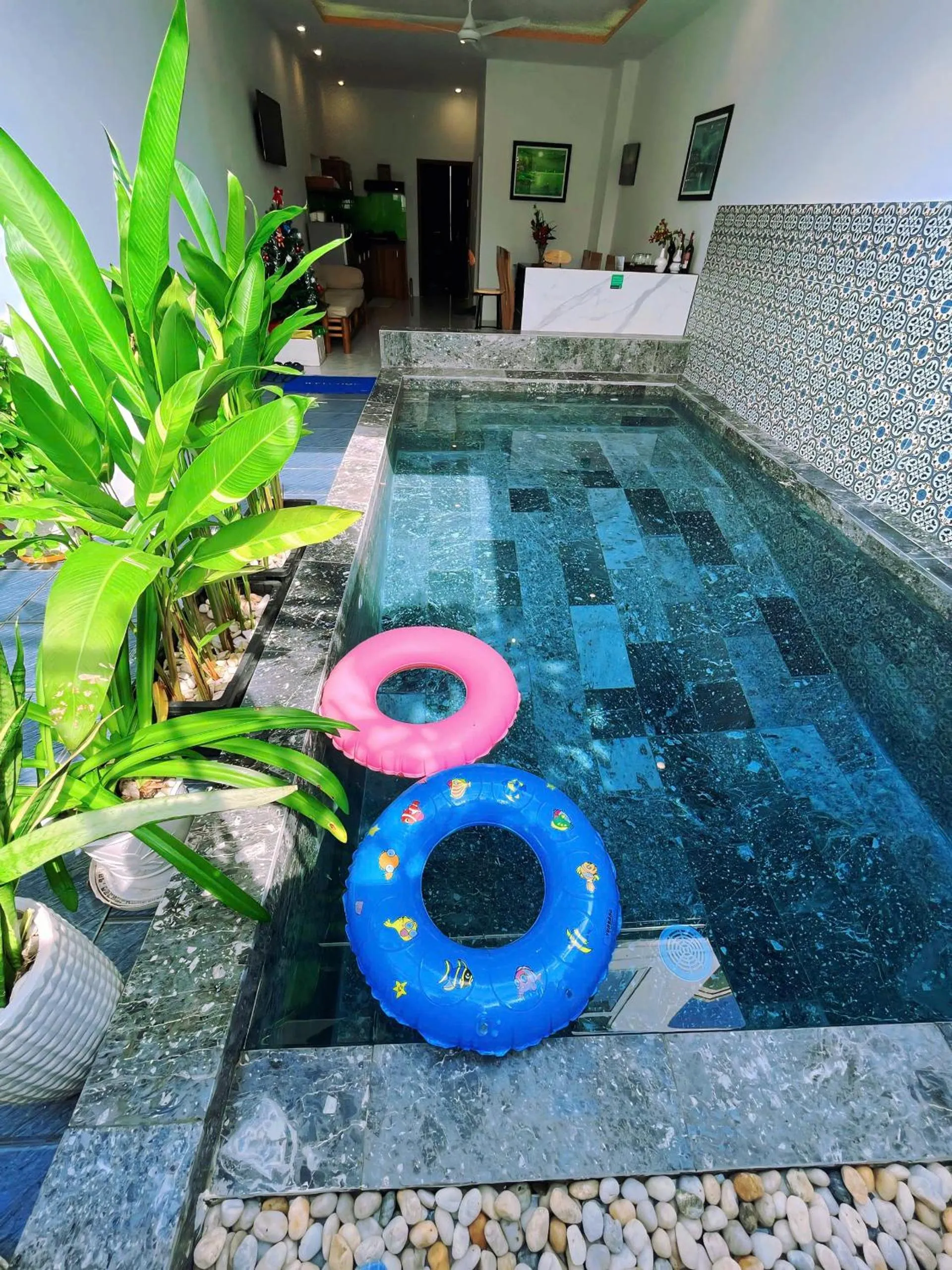 Pool view in An Bang beach White Sand Sea Villa