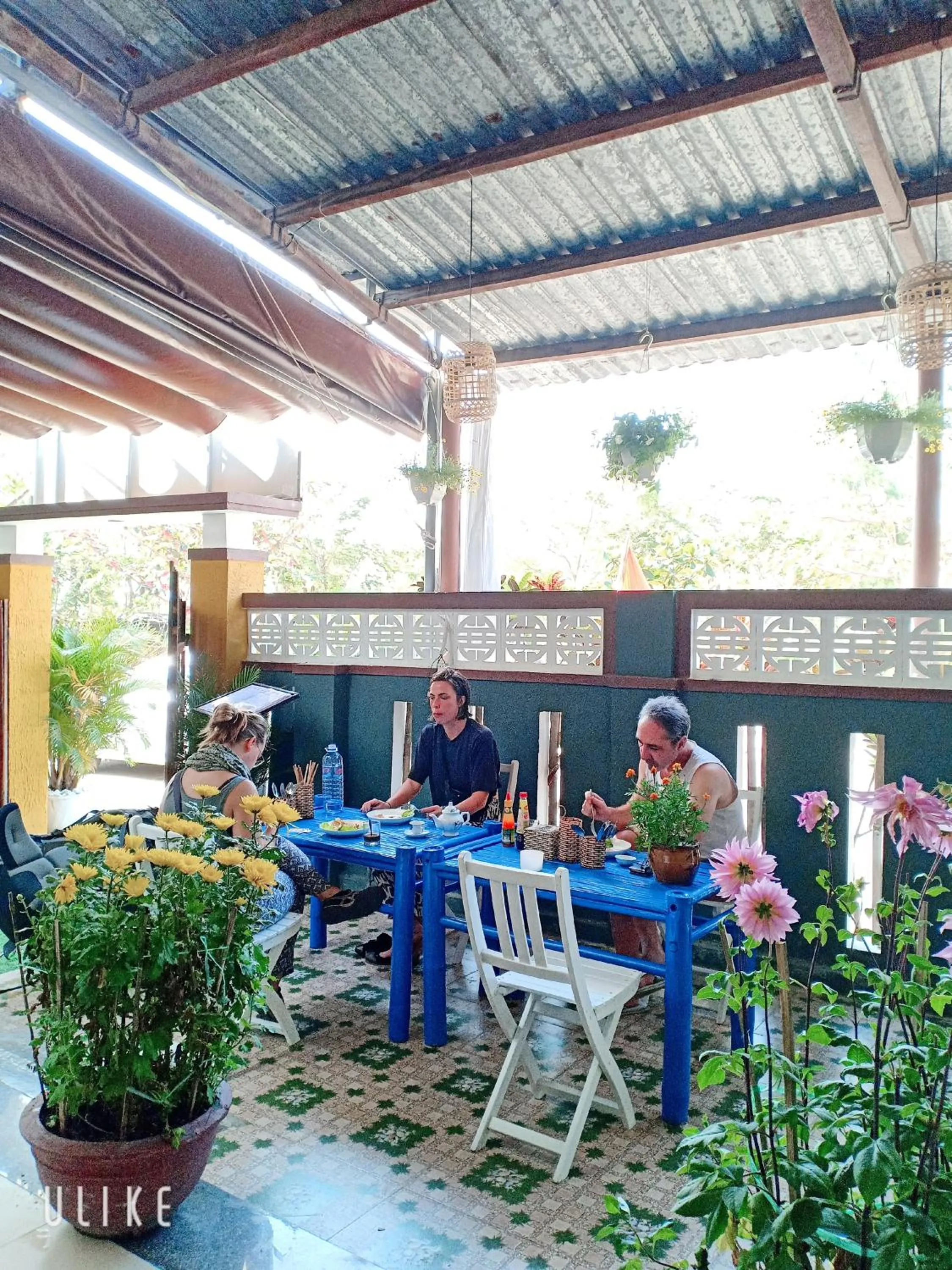 People in An Bang beach White Sand Sea Villa