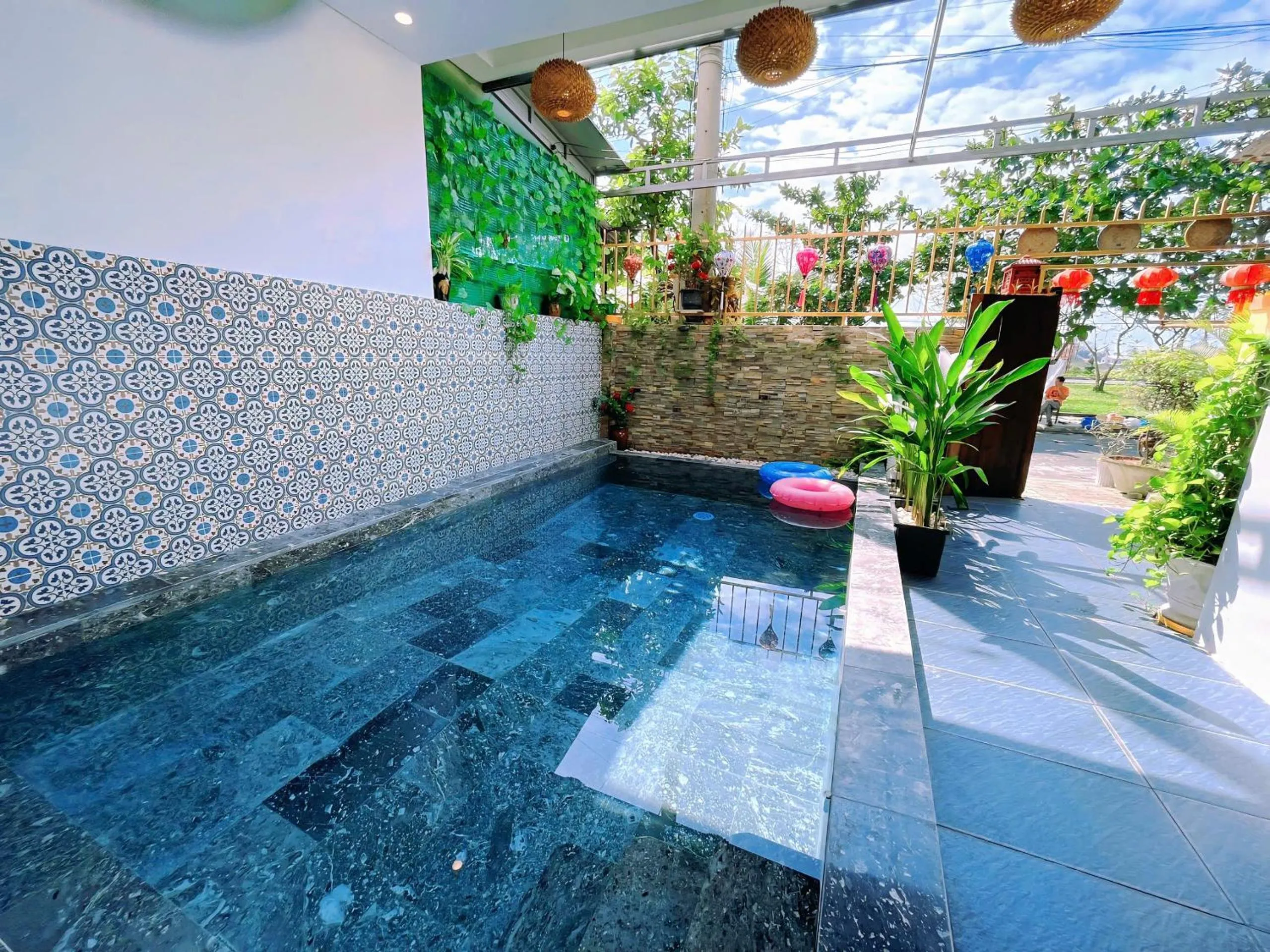 Pool view in An Bang beach White Sand Sea Villa