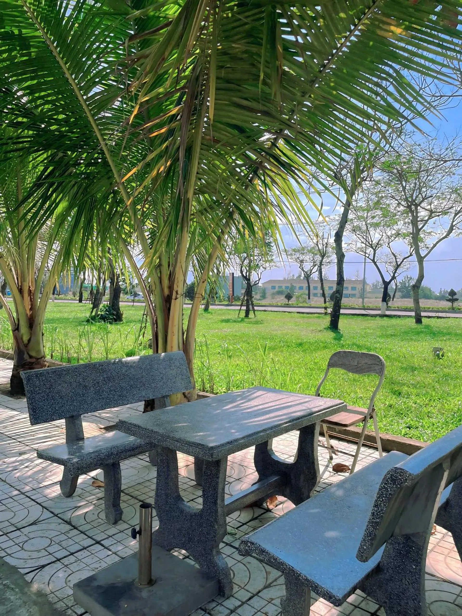 Natural landscape in An Bang beach White Sand Sea Villa