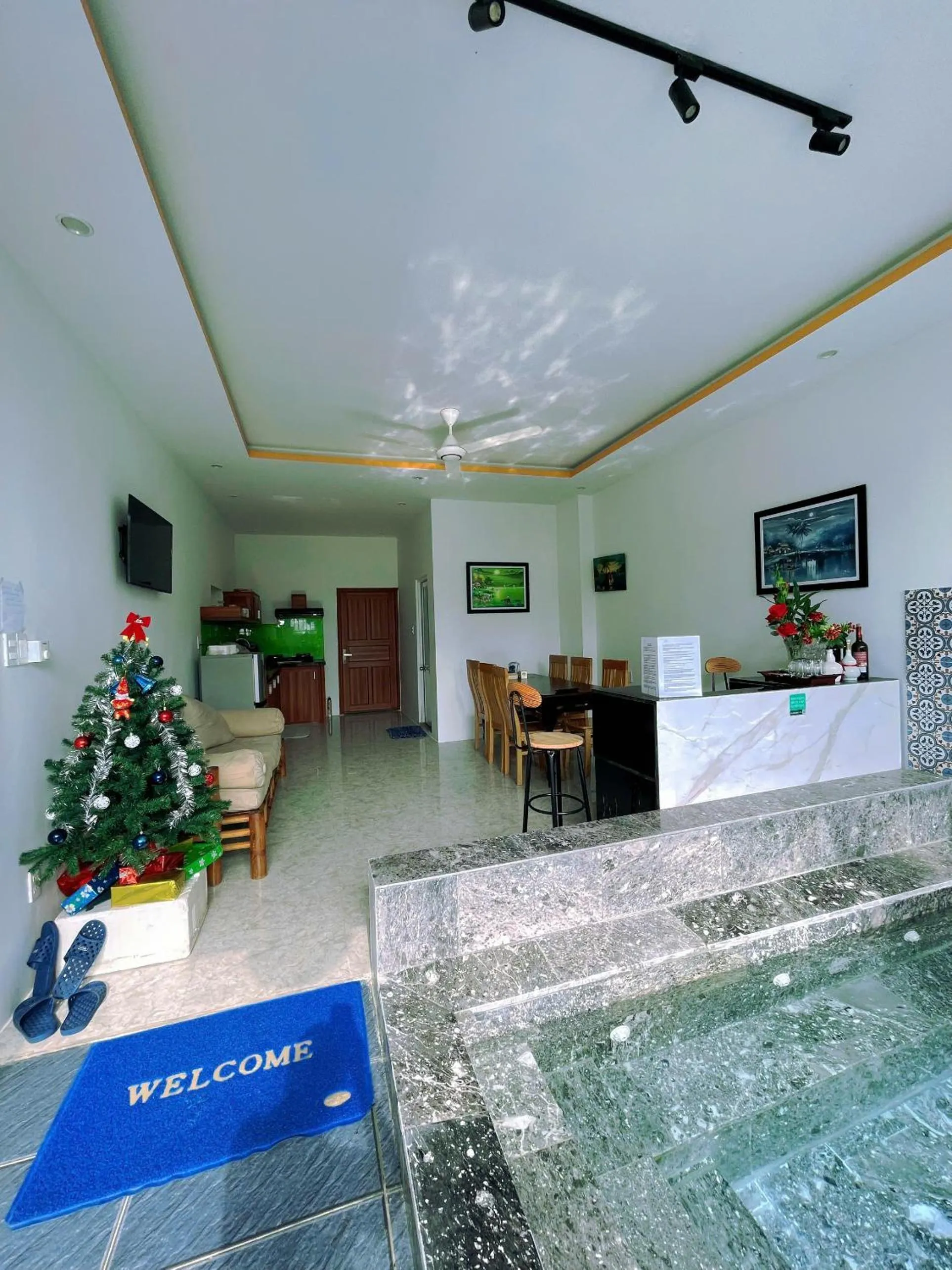 Pool view in An Bang beach White Sand Sea Villa