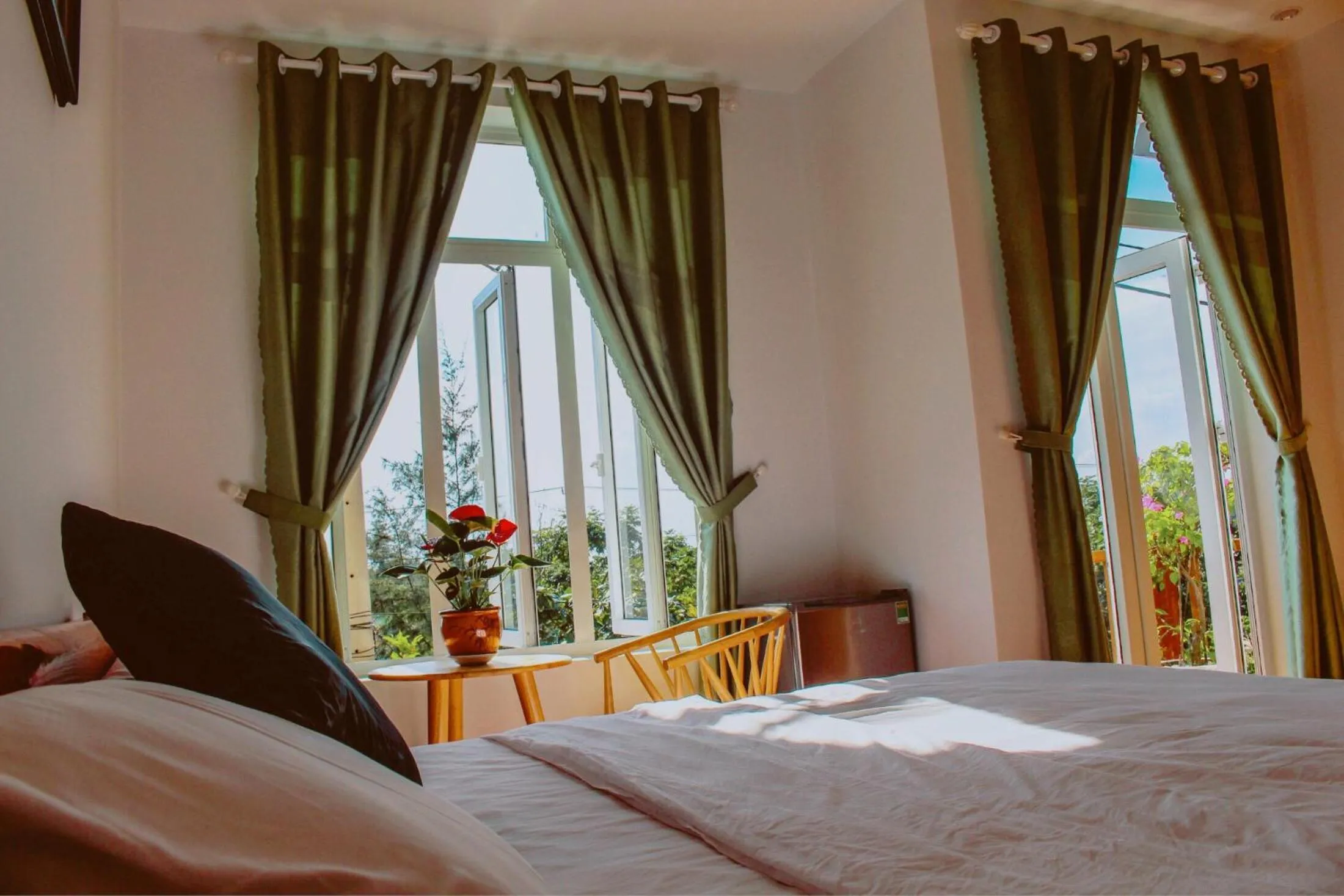 Bed in An Bang beach White Sand Sea Villa