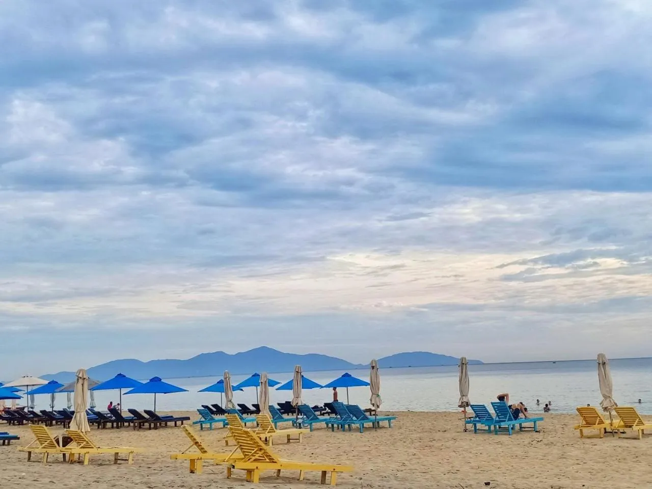 Beach in An Bang beach White Sand Sea Villa