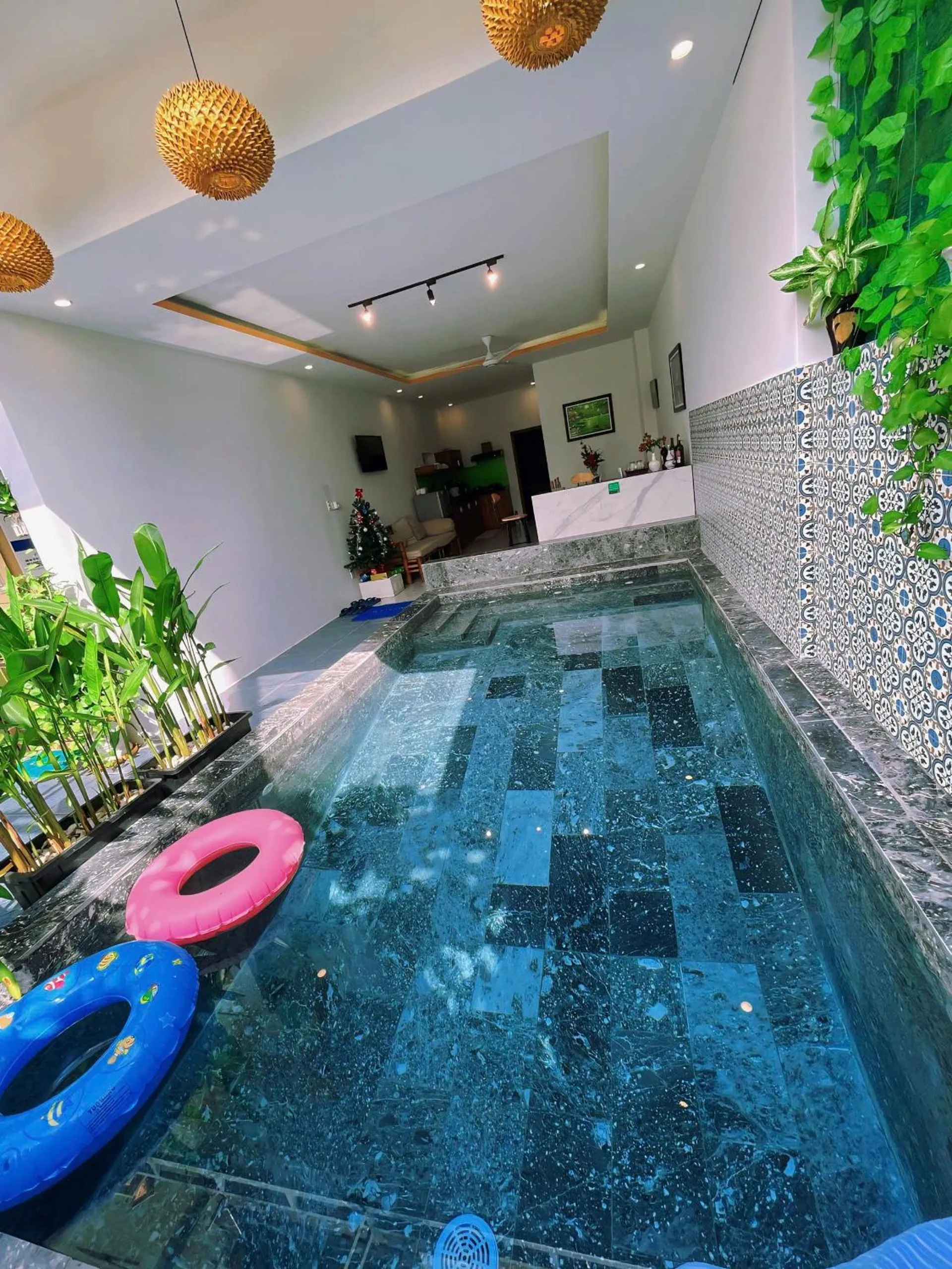 Pool view in An Bang beach White Sand Sea Villa
