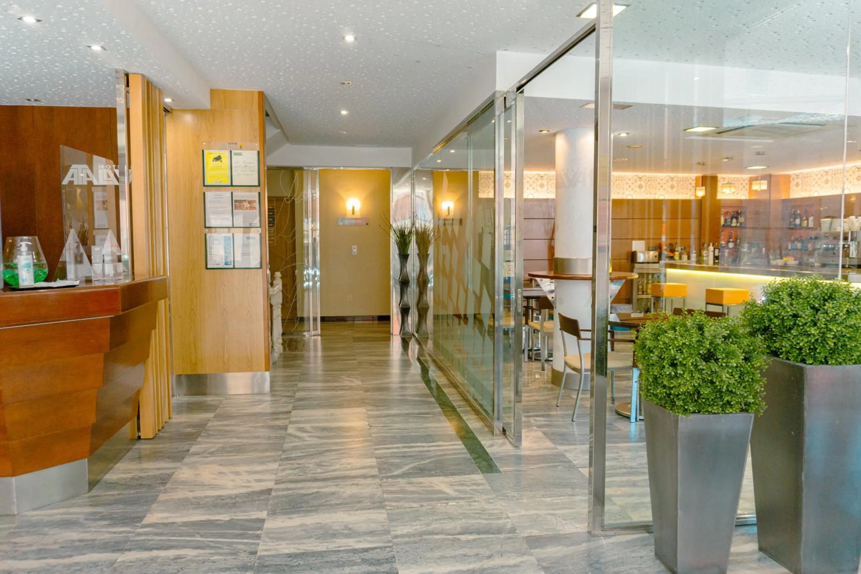 Lobby or reception in Hotel Atalaya I