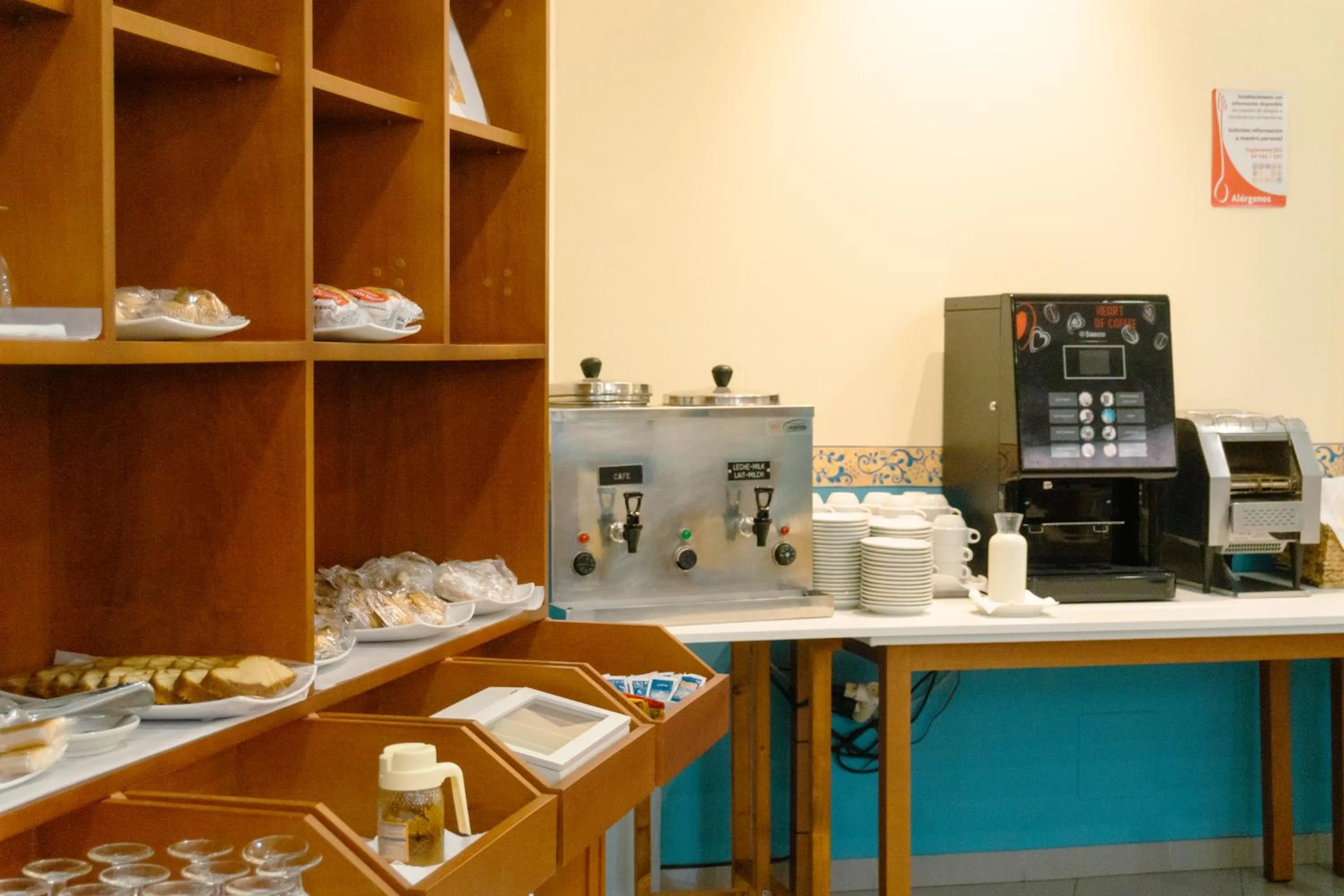 Buffet breakfast in Hotel Atalaya II