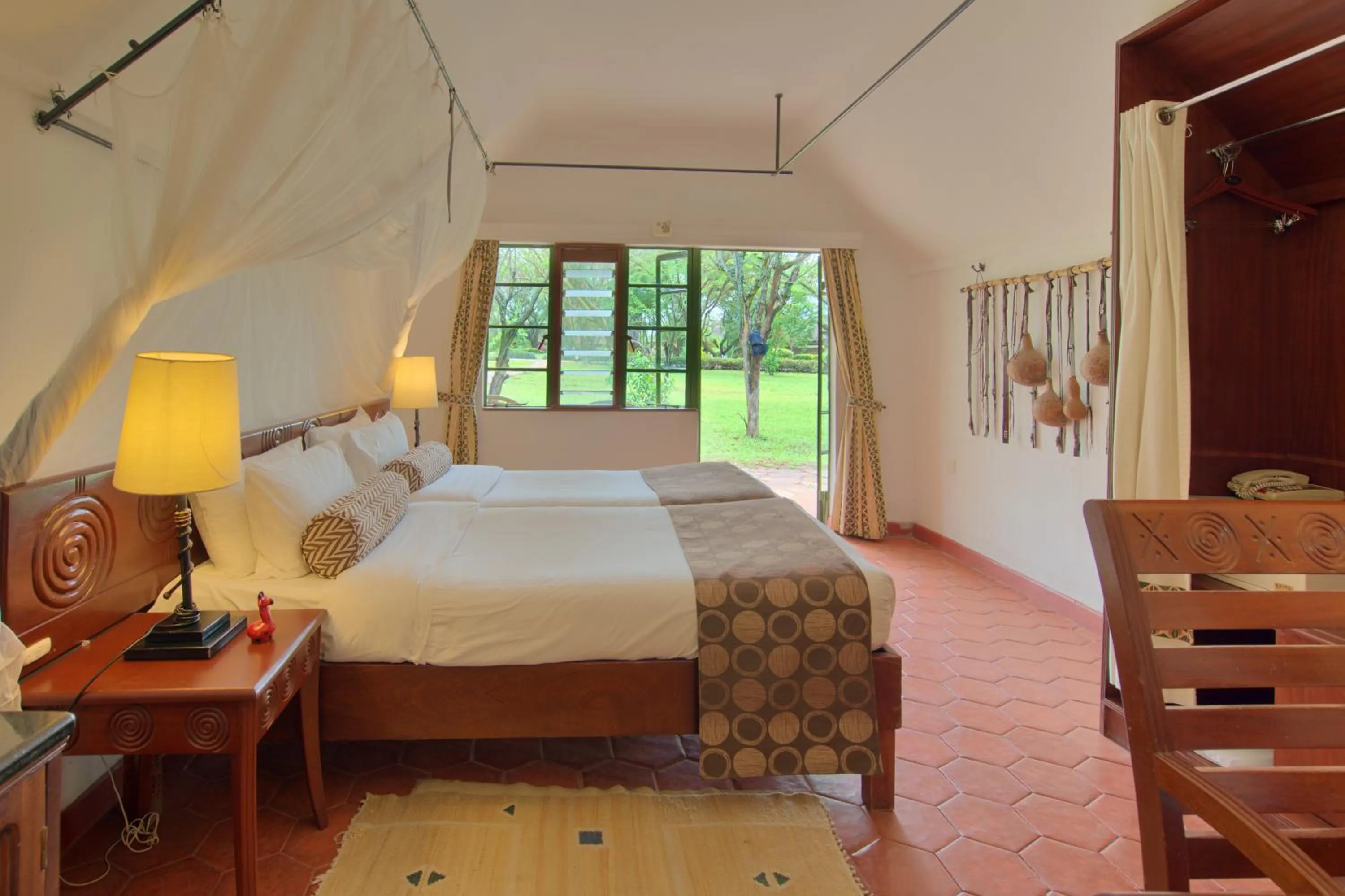 Bed in Muthu Keekorok Lodge, Maasai Mara, Narok