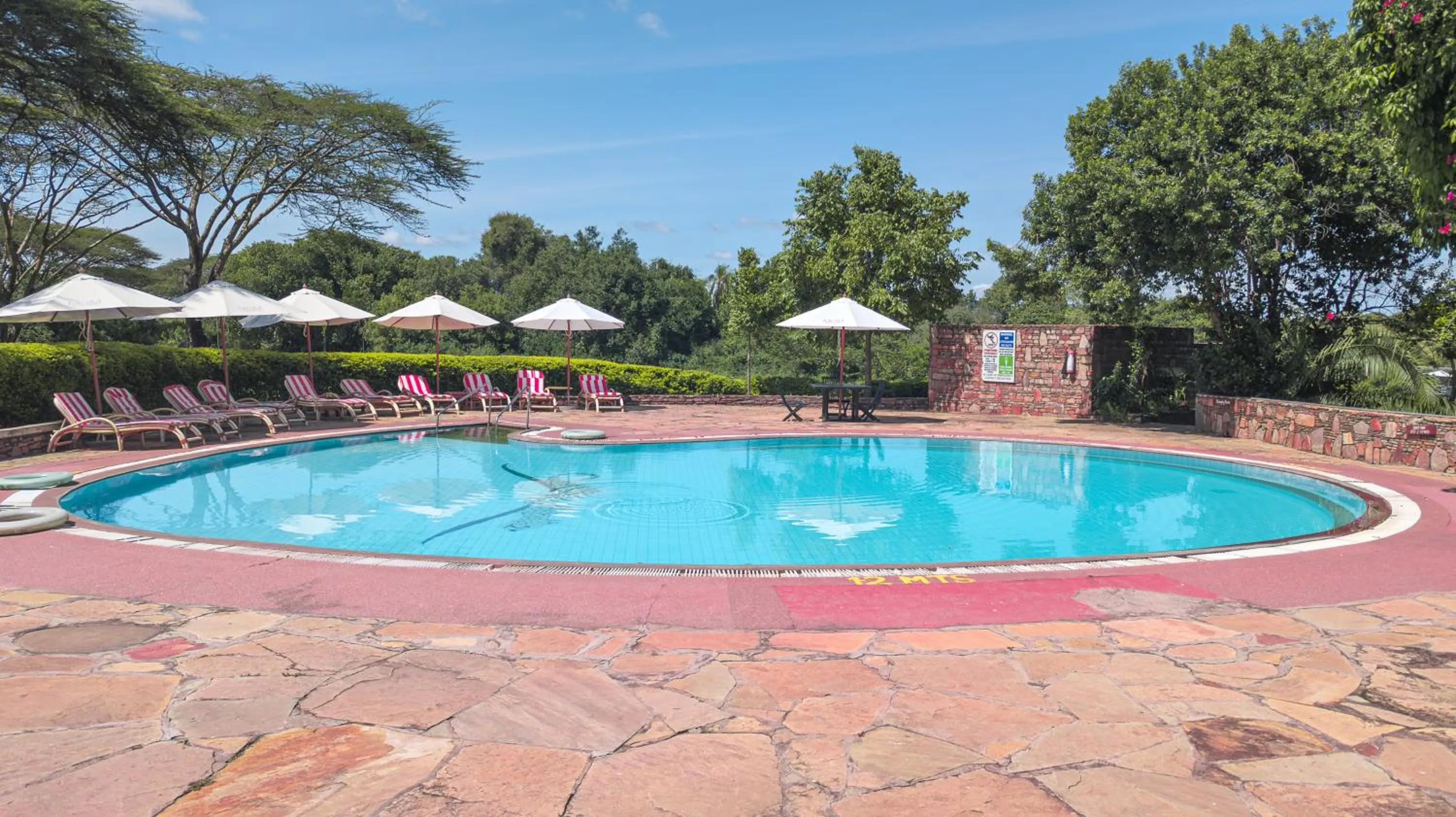 Swimming pool in Muthu Keekorok Lodge, Maasai Mara, Narok