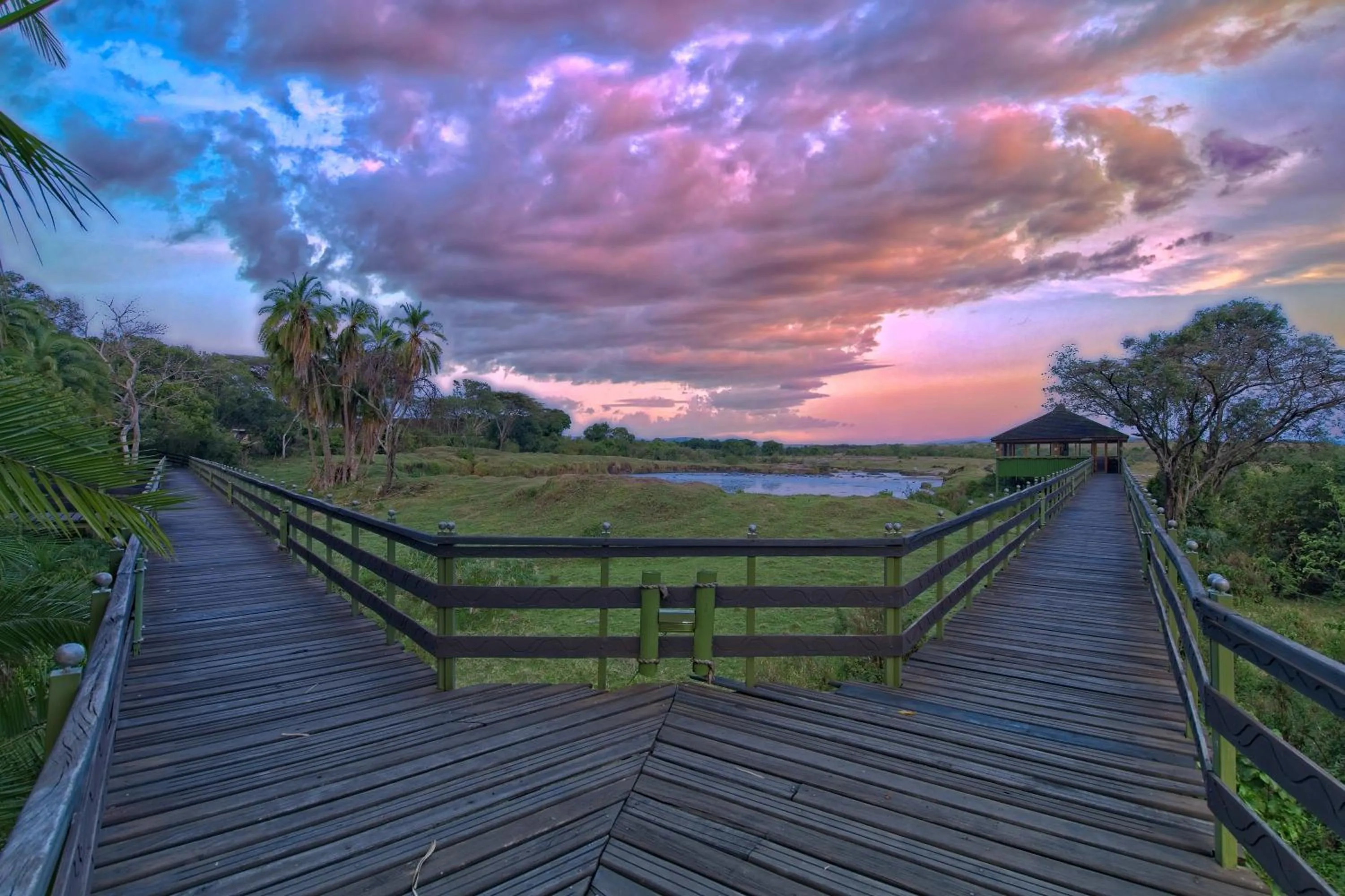 Property building in Muthu Keekorok Lodge, Maasai Mara, Narok