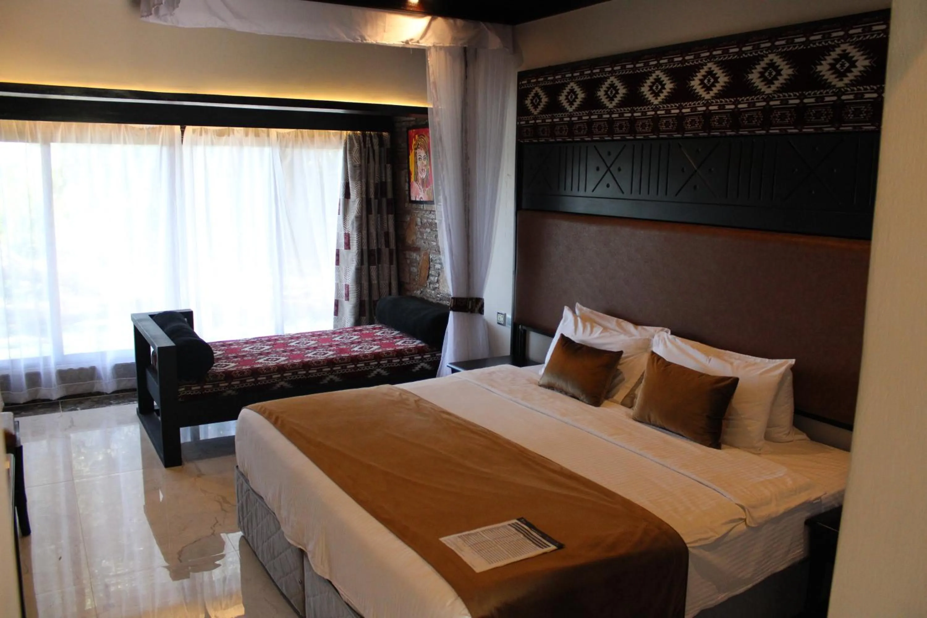 Bedroom, Bed in Muthu Keekorok Lodge, Maasai Mara, Narok