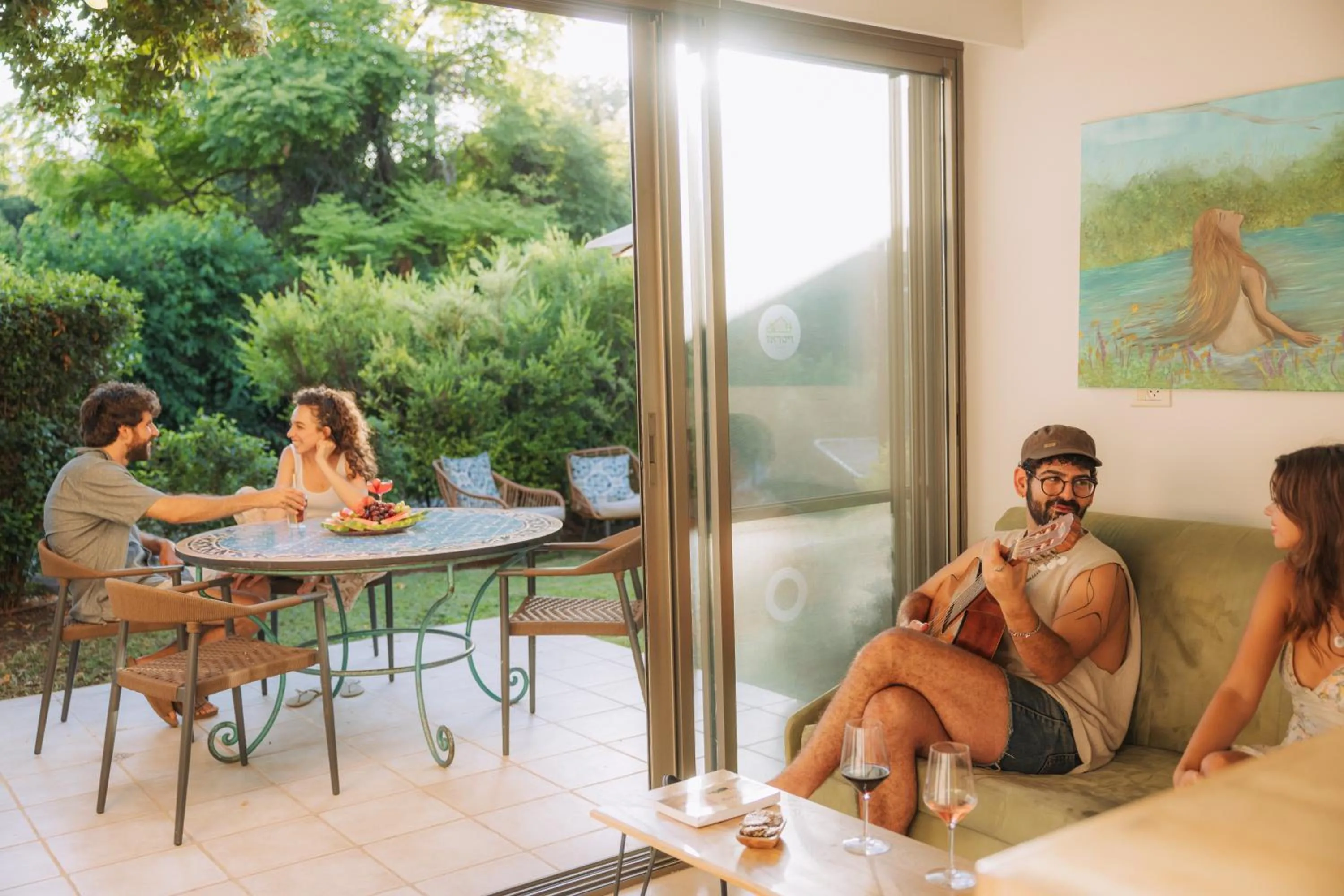 Living room in Vitrage Holiday Village and Spa