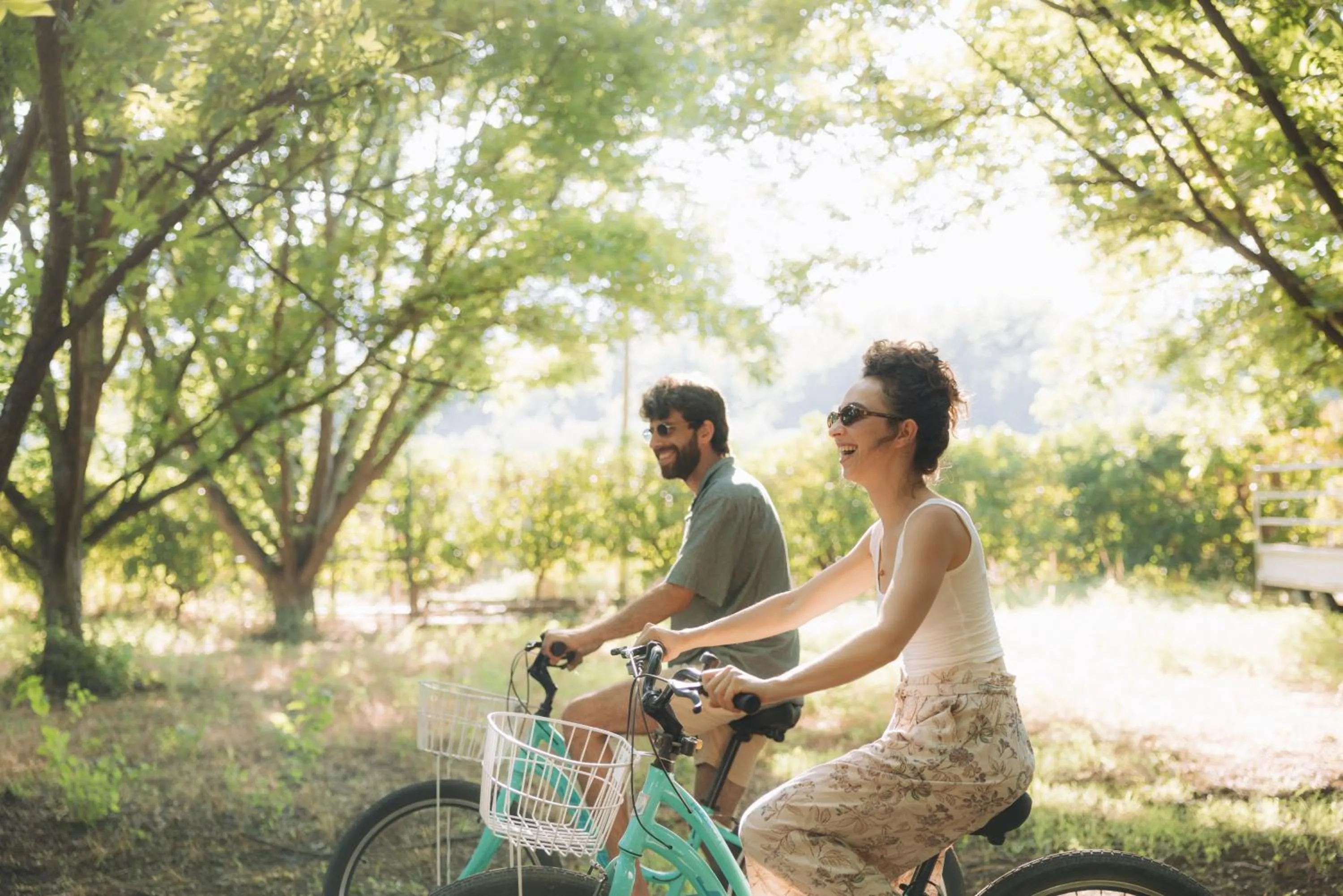 Cycling in Vitrage Holiday Village and Spa